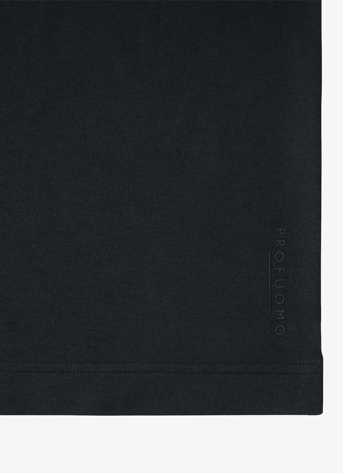 Profuomo T-shirt met ronde hals - detail 6 donkerblauw