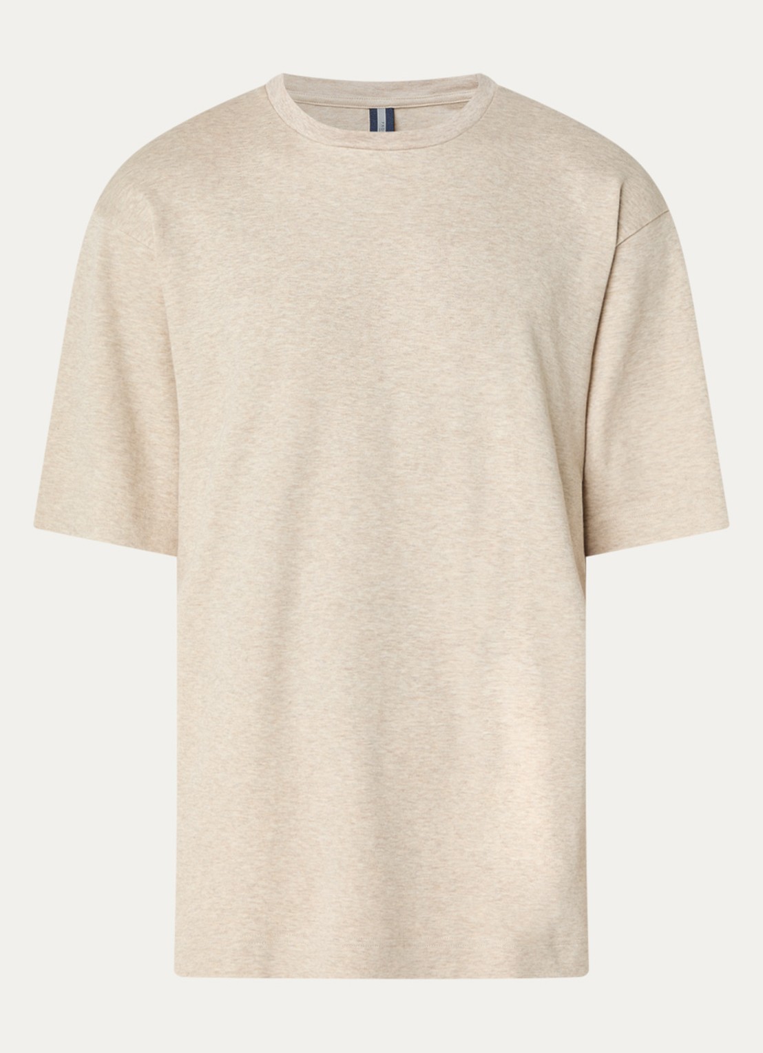 Profuomo T-shirt met stretch - voorkant 2 beige
