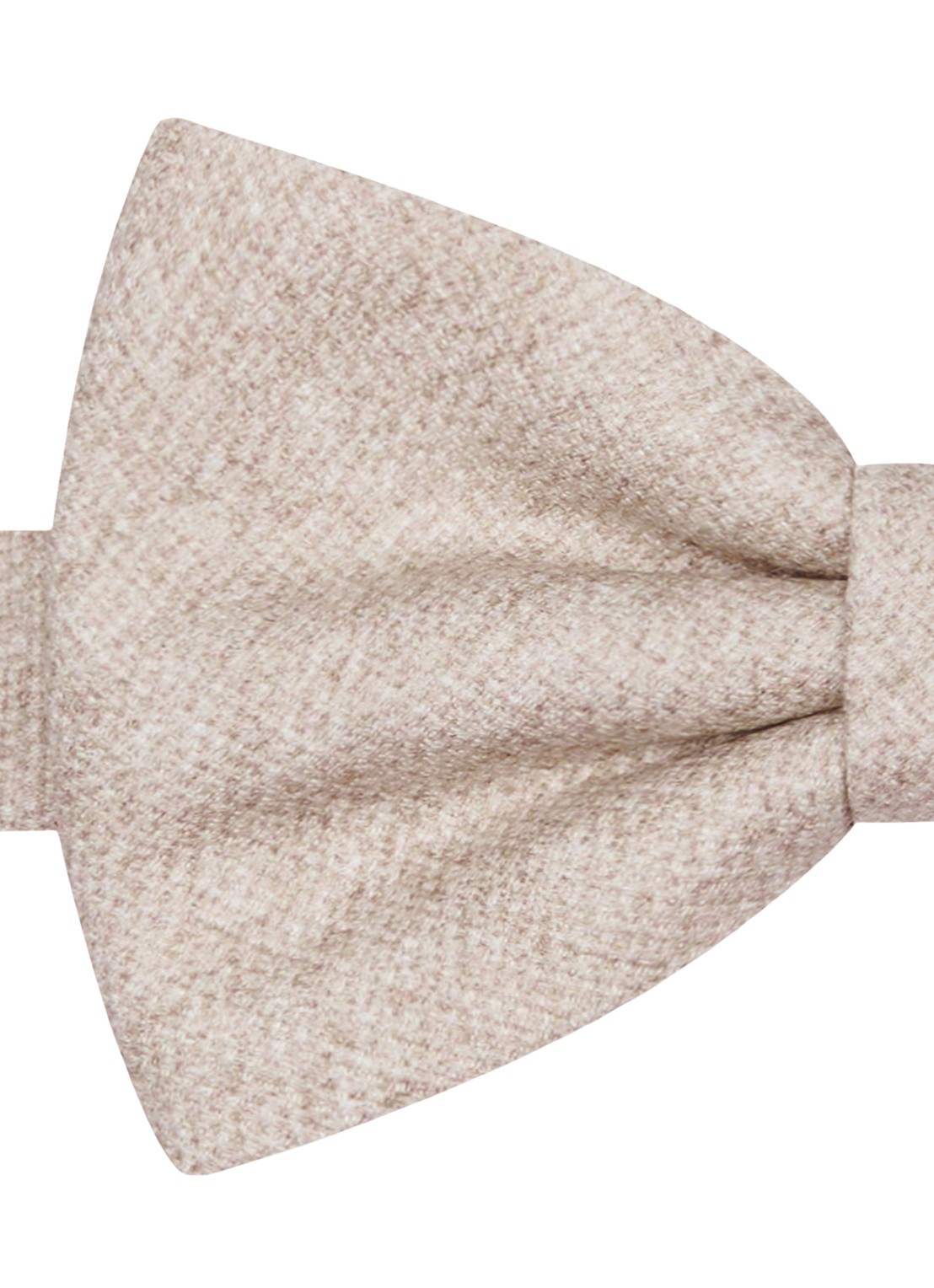 Profuomo Vlinderdas van zijde - detail beige