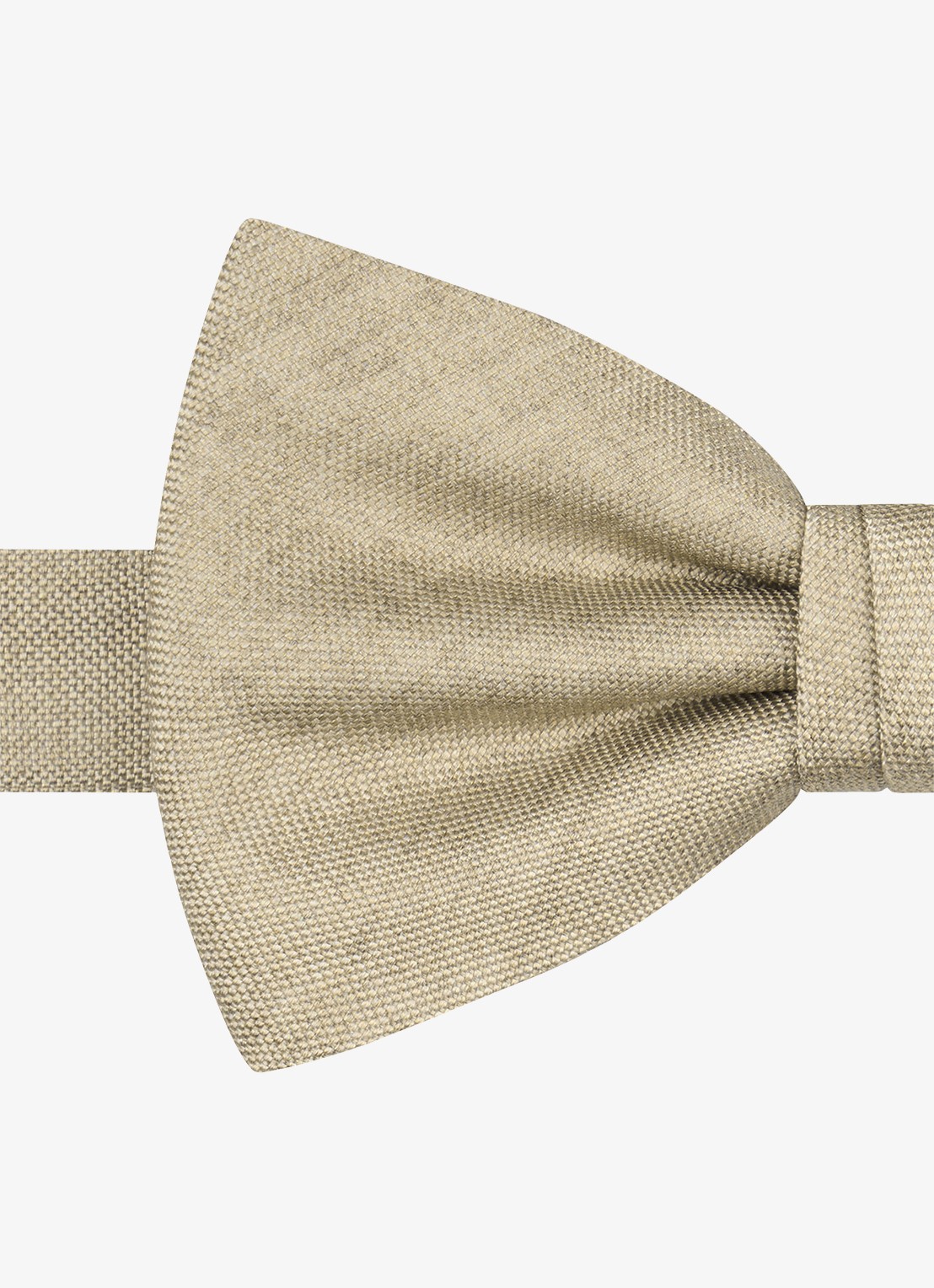 Profuomo Vlinderdas van zijde - detail beige