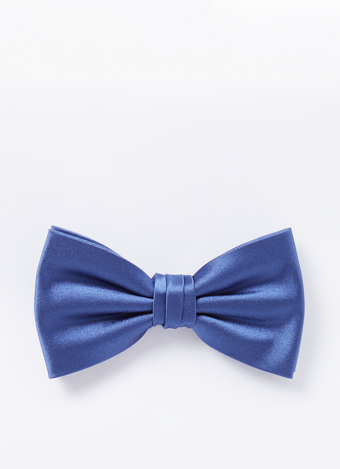 Profuomo Vlinderdas van zijde - voorkant royalblauw