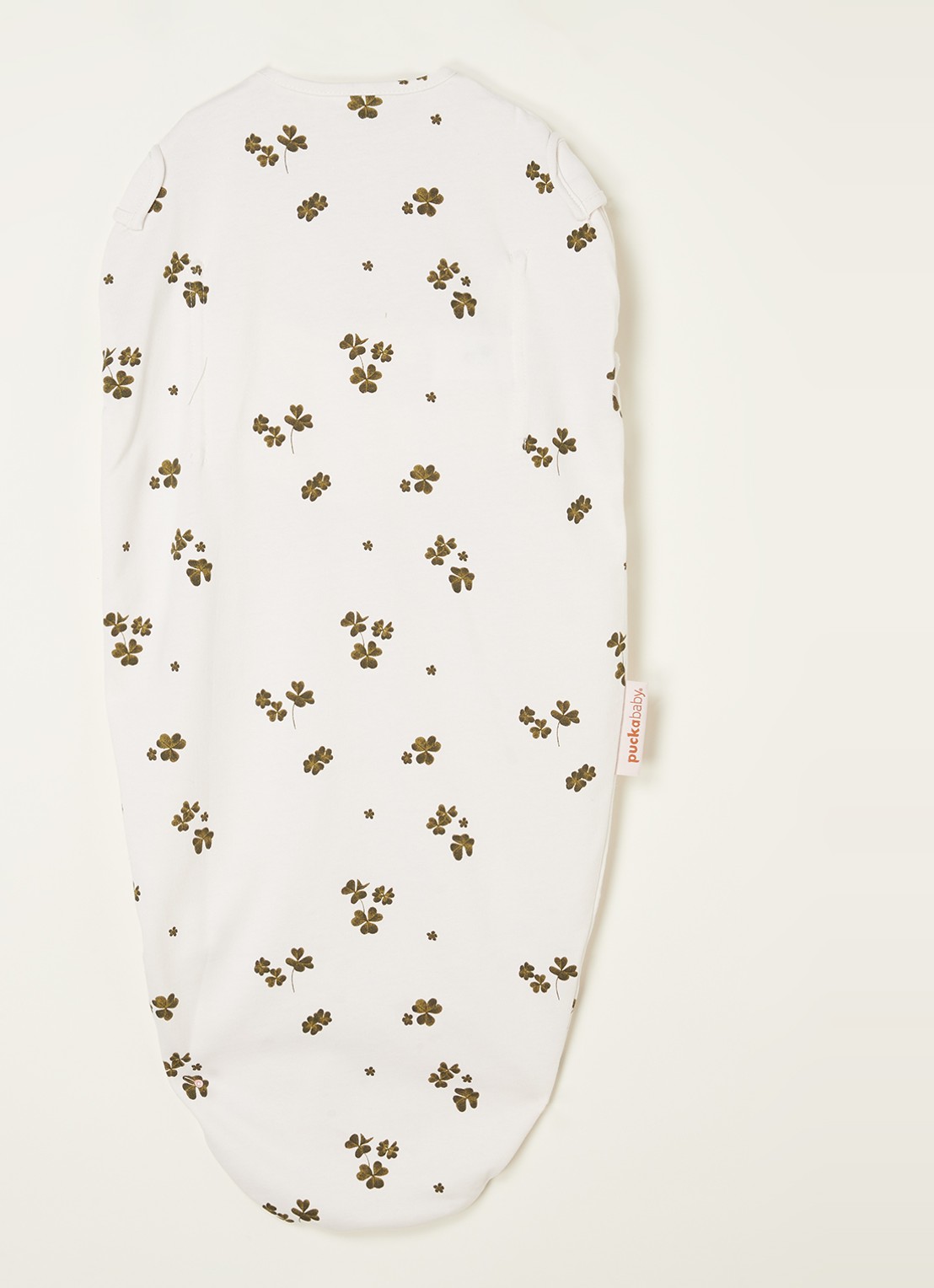 Puckababy Original mini slaapzak met print - achterkant 3 creme