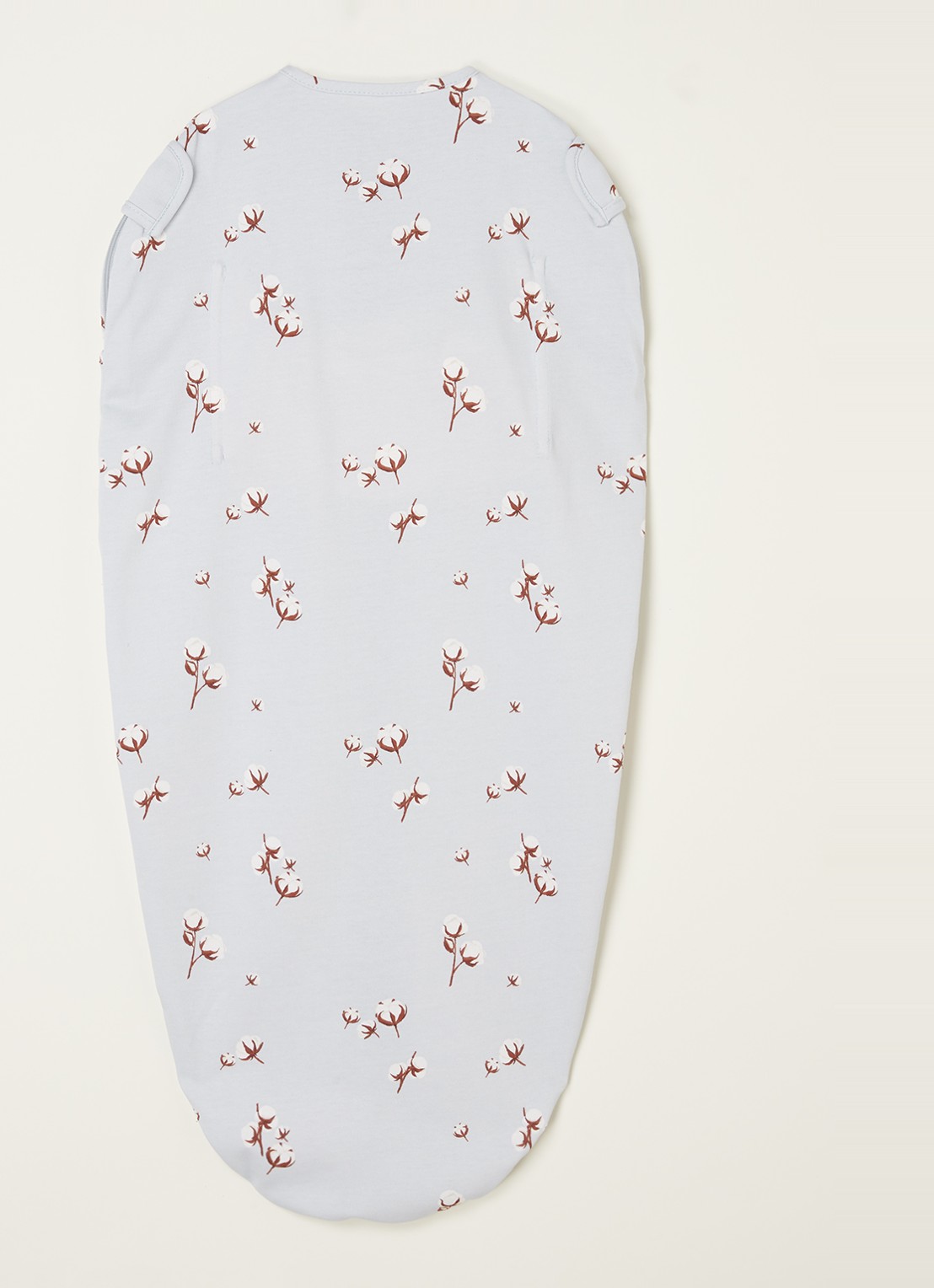 Puckababy Original mini slaapzak met print - achterkant blauwgrijs
