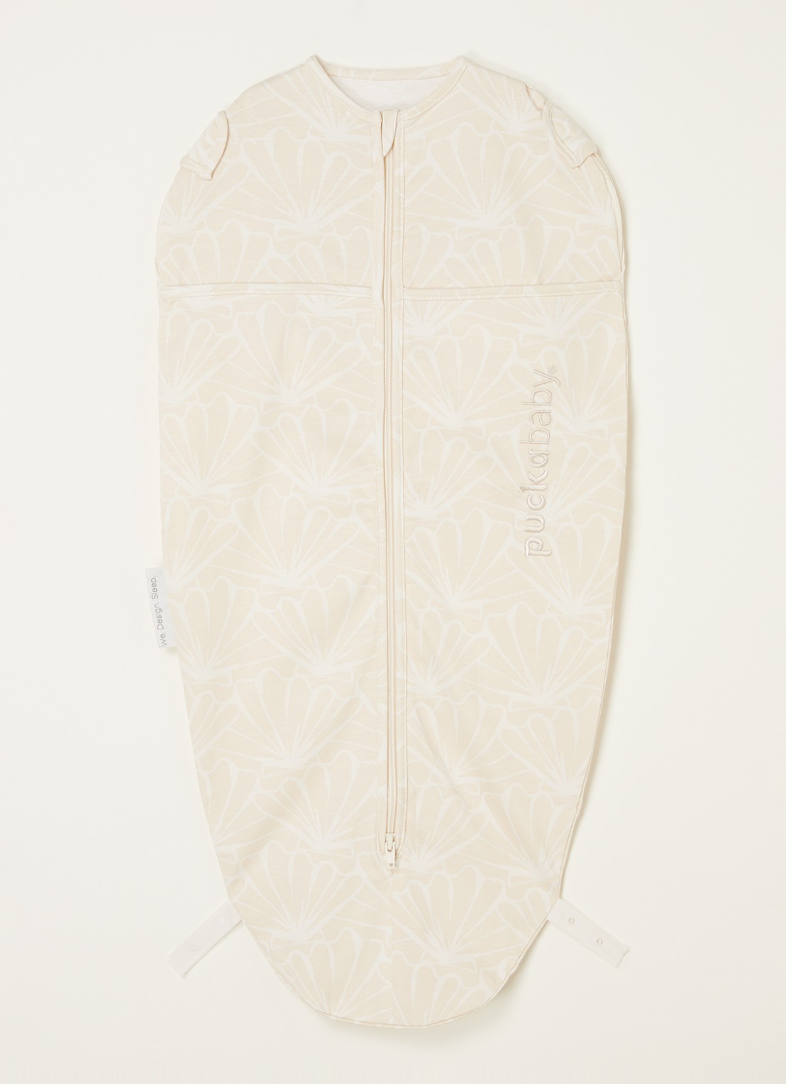 Puckababy Original mini slaapzak met print - voorkant 2 zand