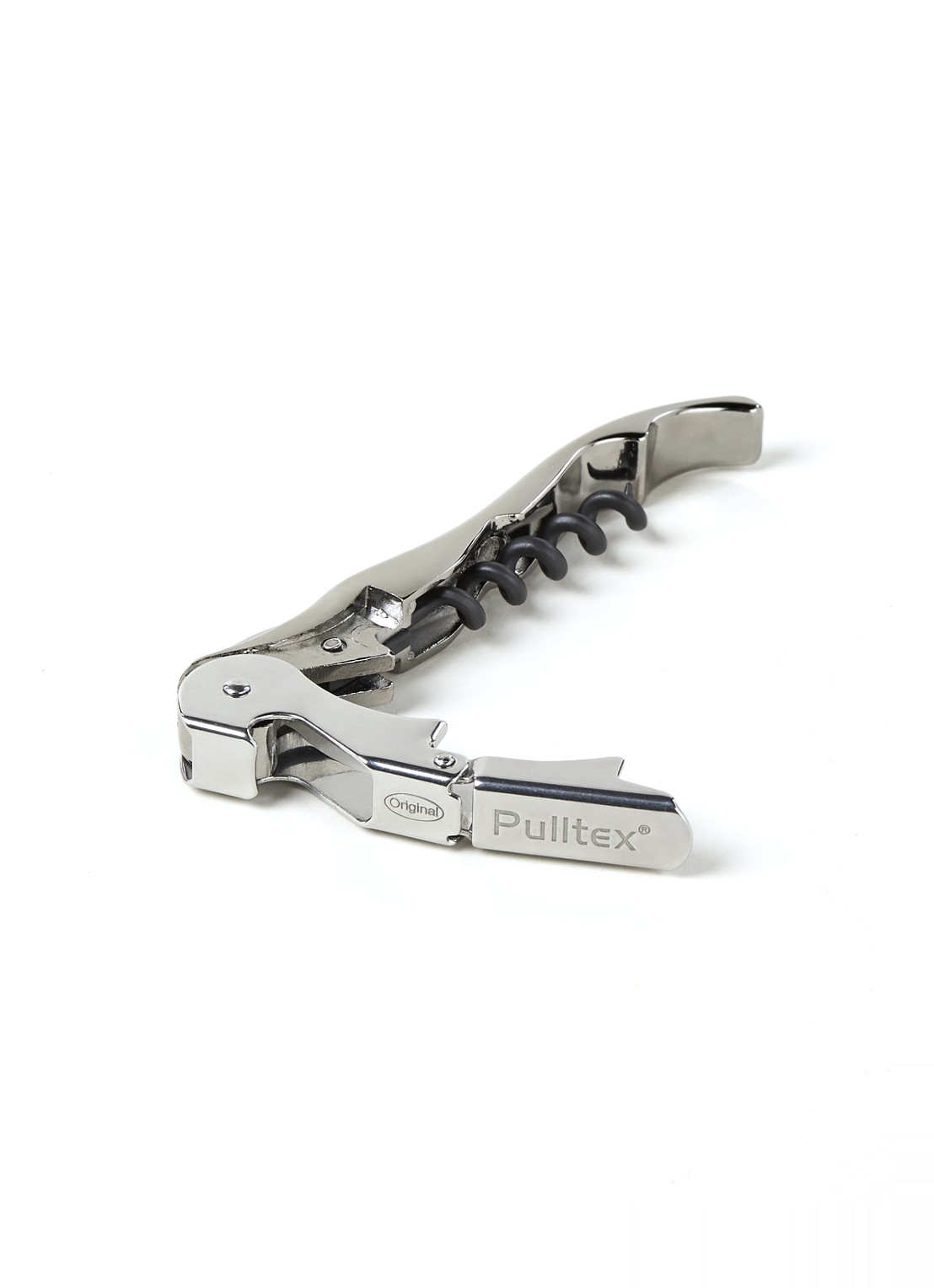 Pulltex Pulltap's Classic Graphite kurkentrekker - voorkant 2 zilver