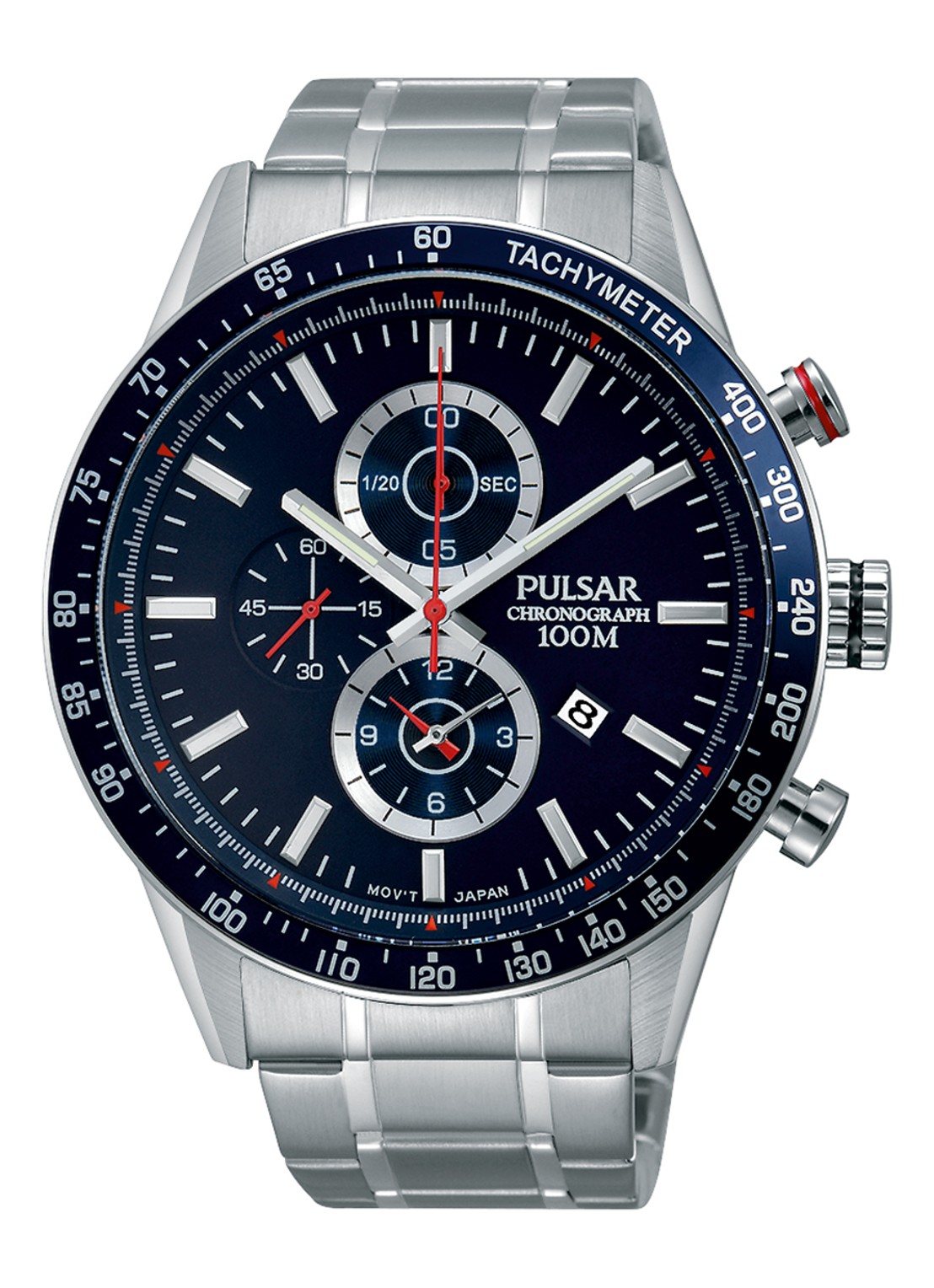 Pulsar Horloge PF8439X1 - voorkant zilver