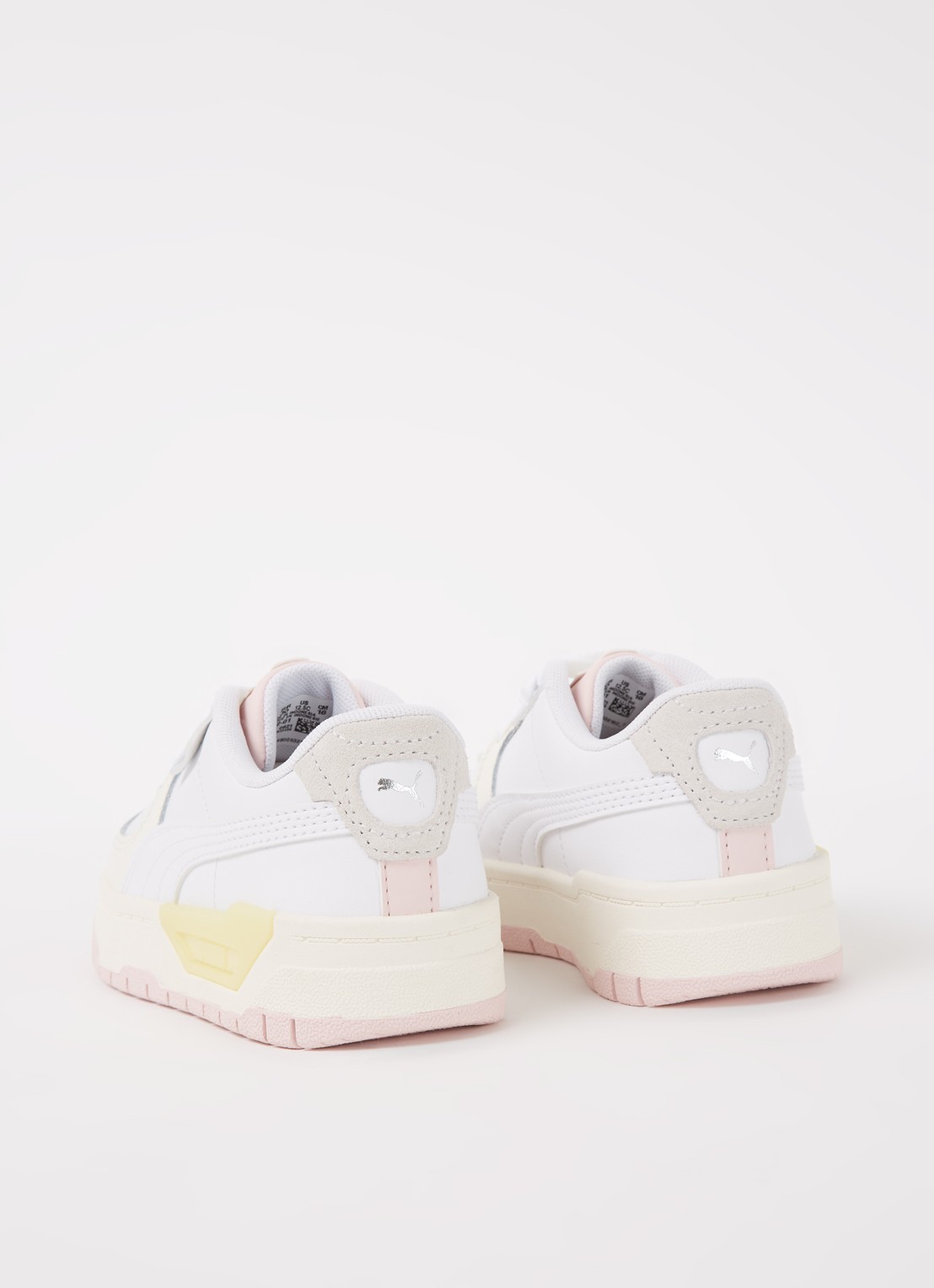 Puma Cali Dream sneaker met leren details - detail 3 wit