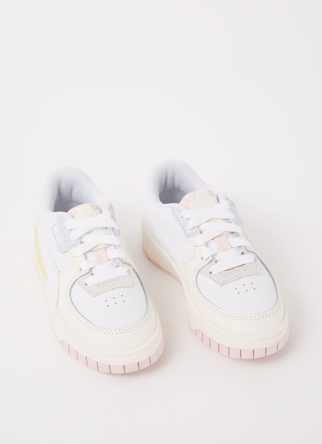 Puma Cali Dream sneaker met leren details - voorkant 2 wit