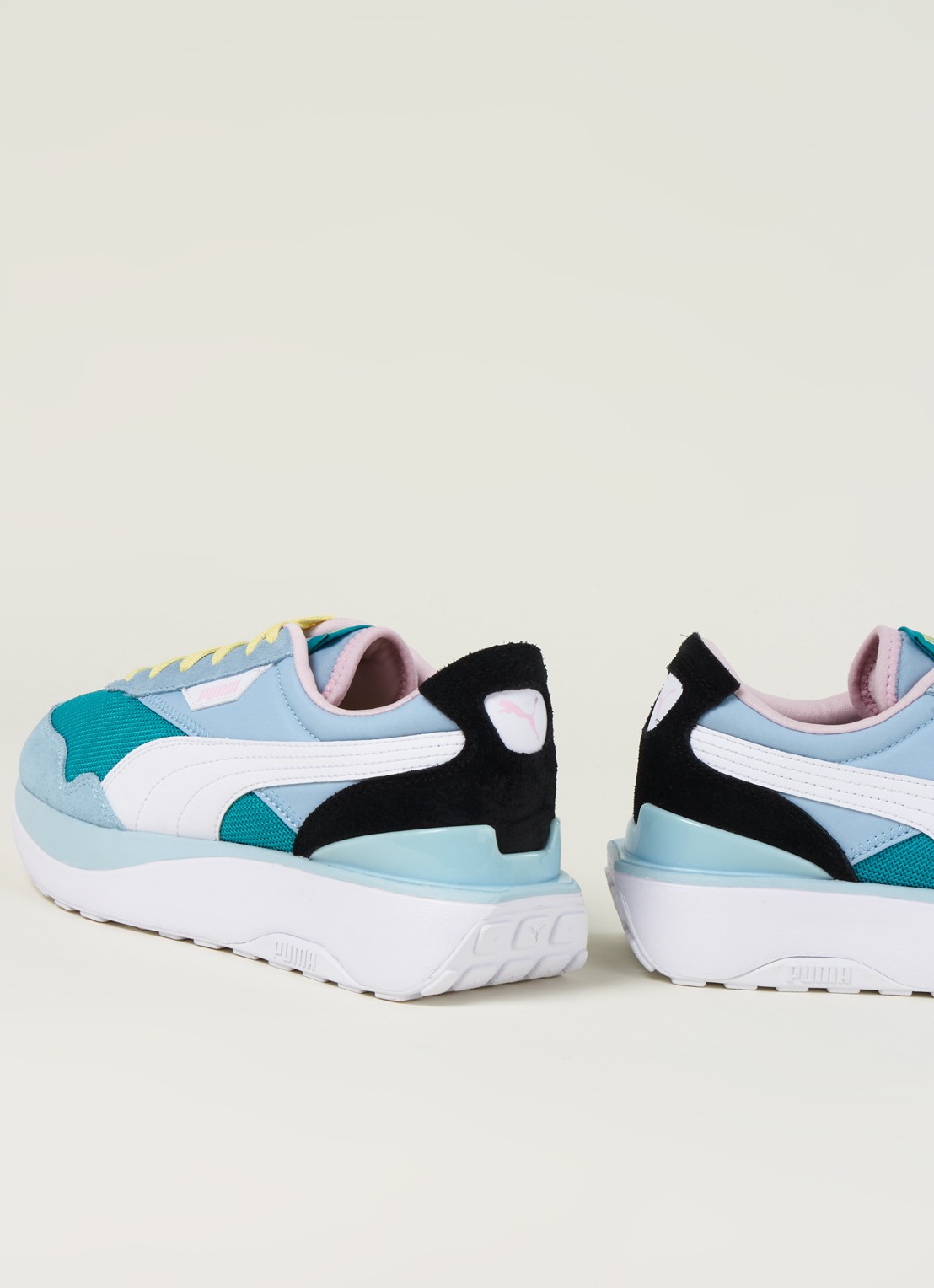 Puma Cruise Rider Silk Road sneaker met suède details - detail 3 blauw