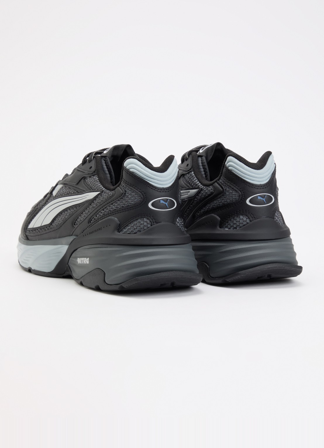 Puma Fade Nitro LS sneaker van mesh - achterkant zwart