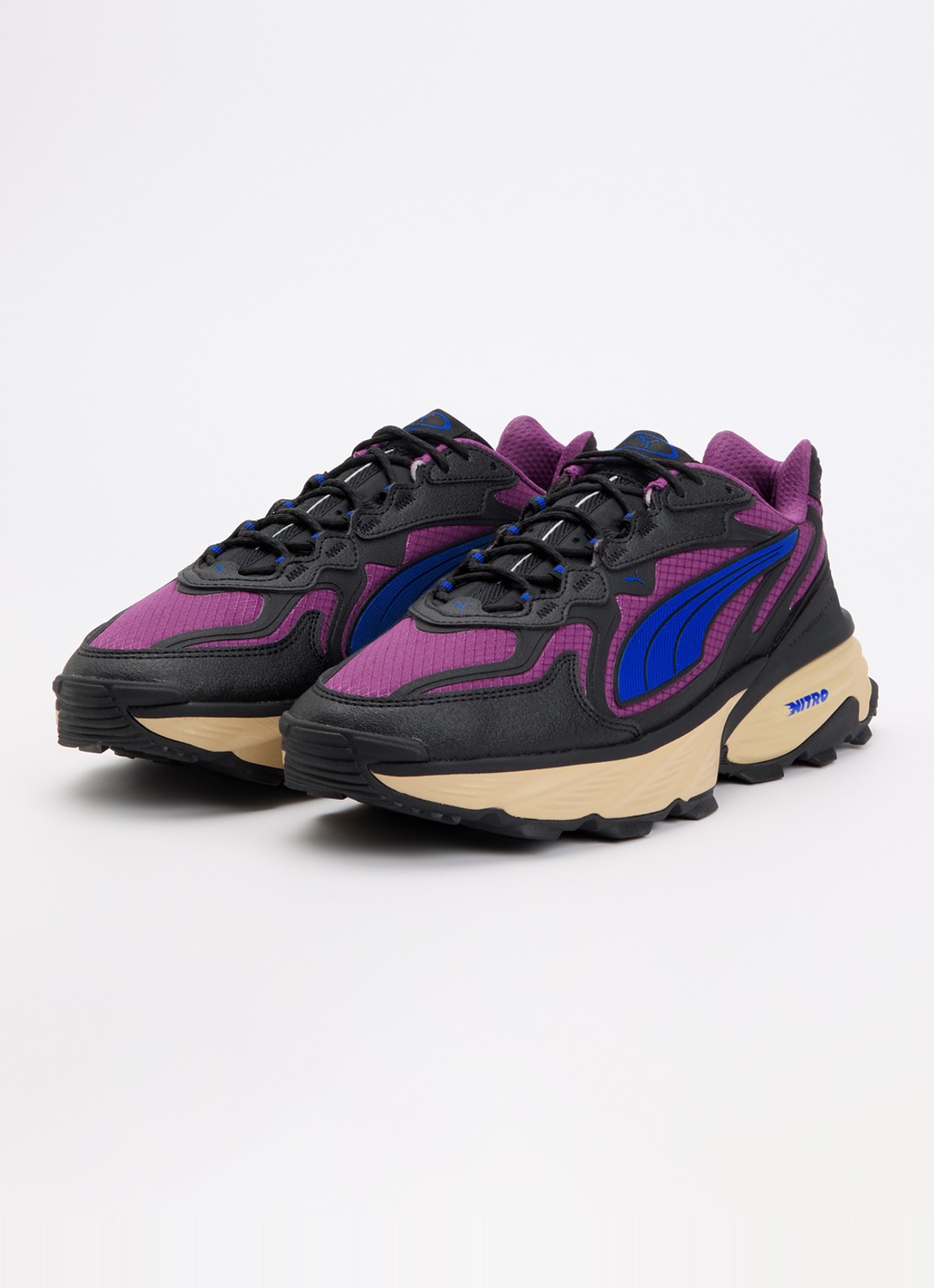 Puma Fade Nitro Ripstop sneaker met mesh details - detail 2 paars