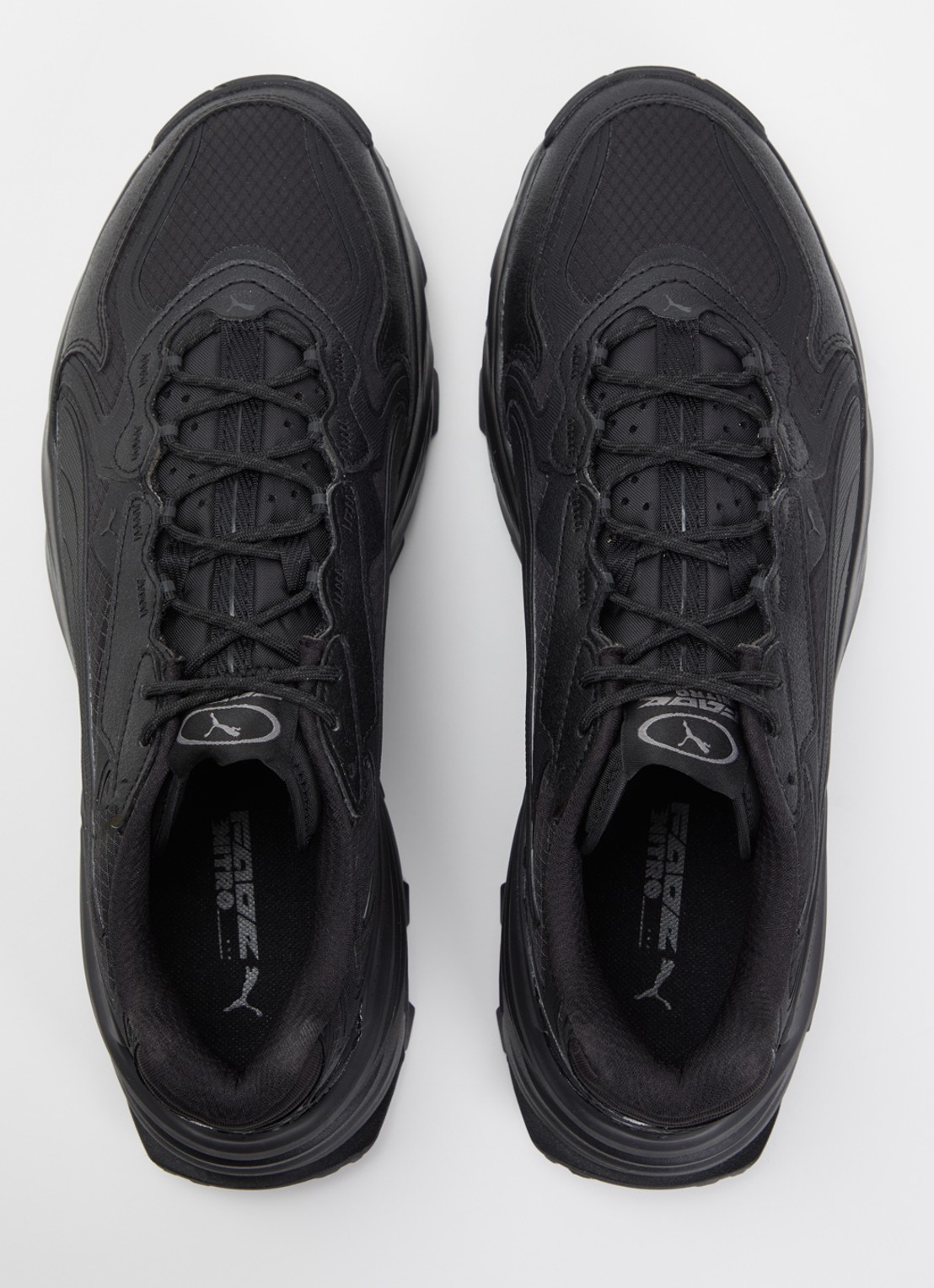 Puma Fade Nitro sneaker met mesh details - detail 4 zwart