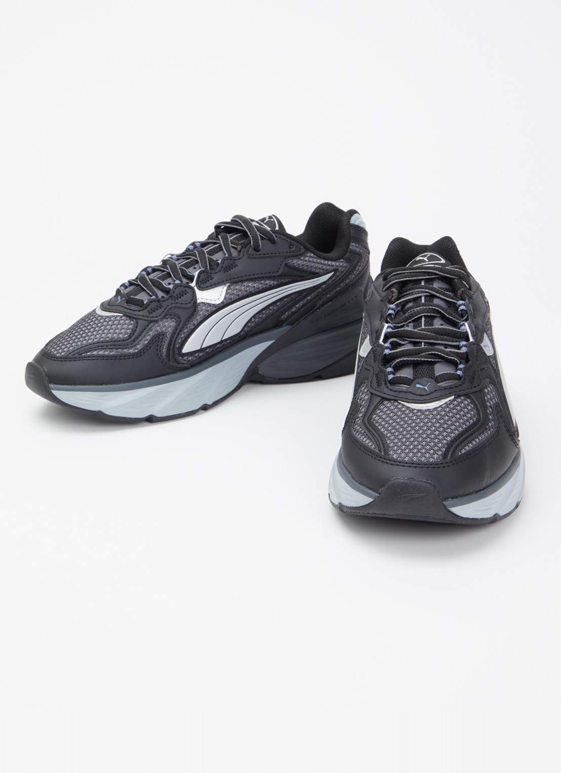 Puma Fade Nitro sneaker van mesh met logo - detail 3 zwart