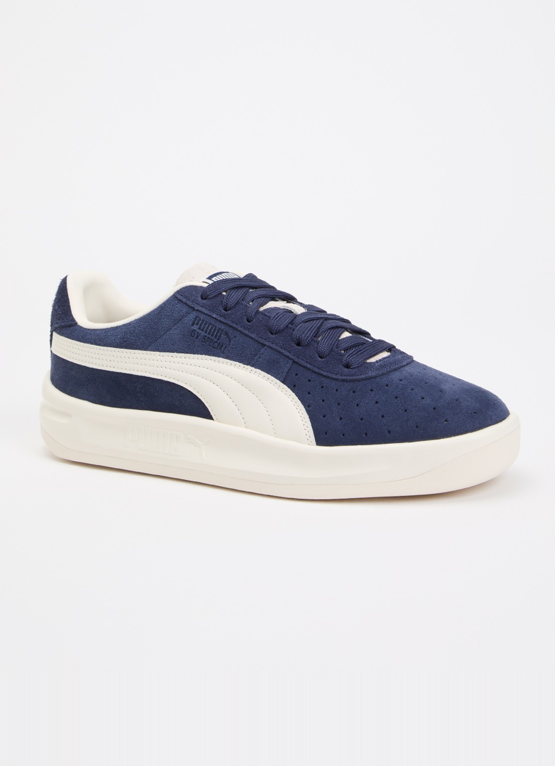 Puma GV Special sneaker van suède - voorkant donkerblauw
