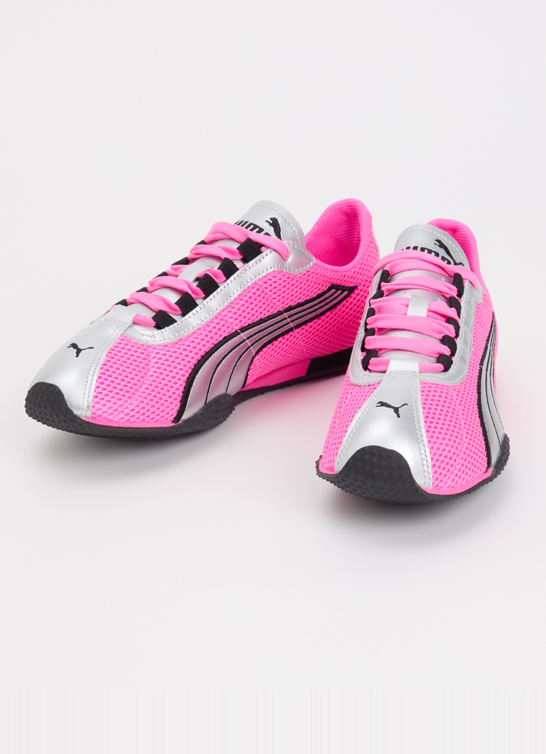 Puma H-Street OG sneaker van mesh met details van leer - detail fuchsia