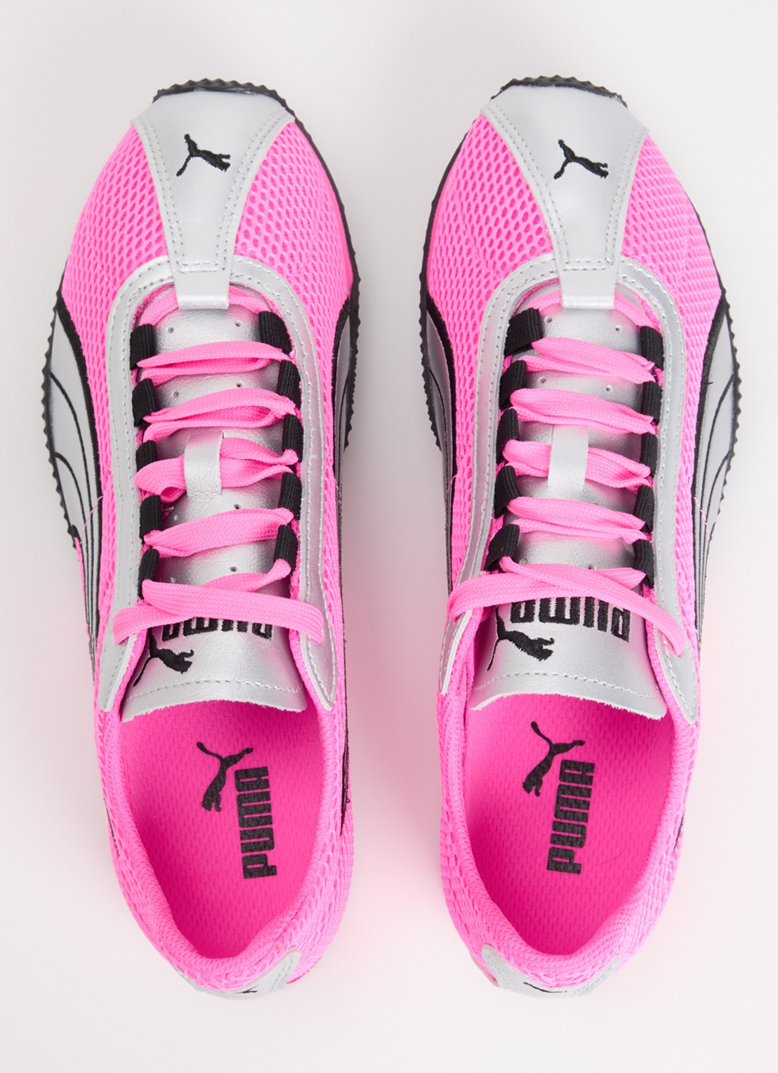 Puma H-Street OG sneaker van mesh met details van leer - detail 2 fuchsia