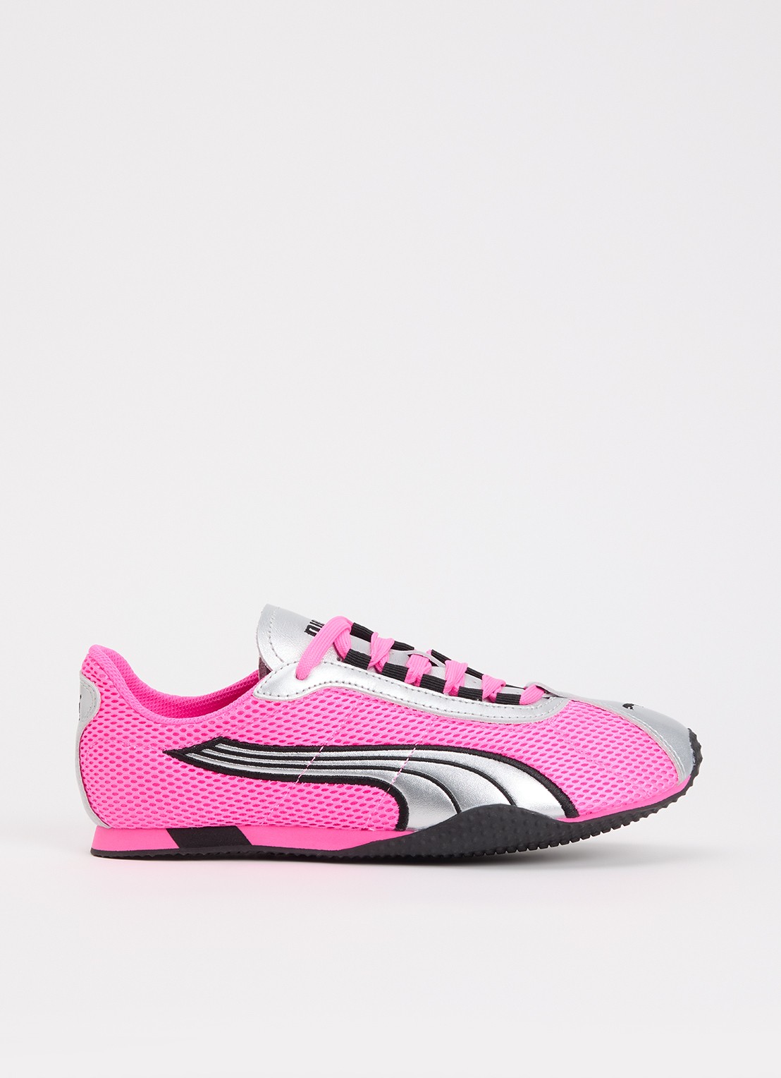 Puma H-Street OG sneaker van mesh met details van leer - voorkant 4 fuchsia