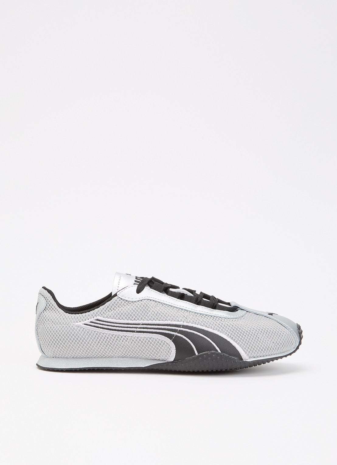 Puma H-Street sneaker van mesh met details van leer - voorkant 2 zilver