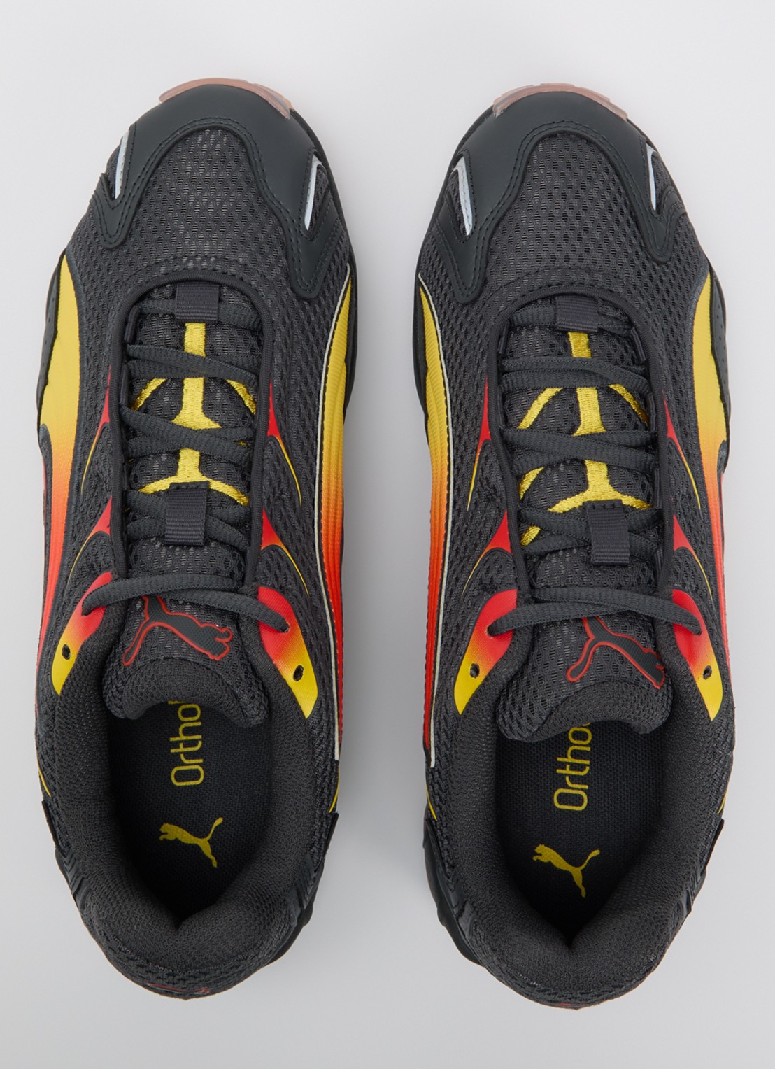 Puma Inhale sneaker van mesh  - detail 4 donkergrijs
