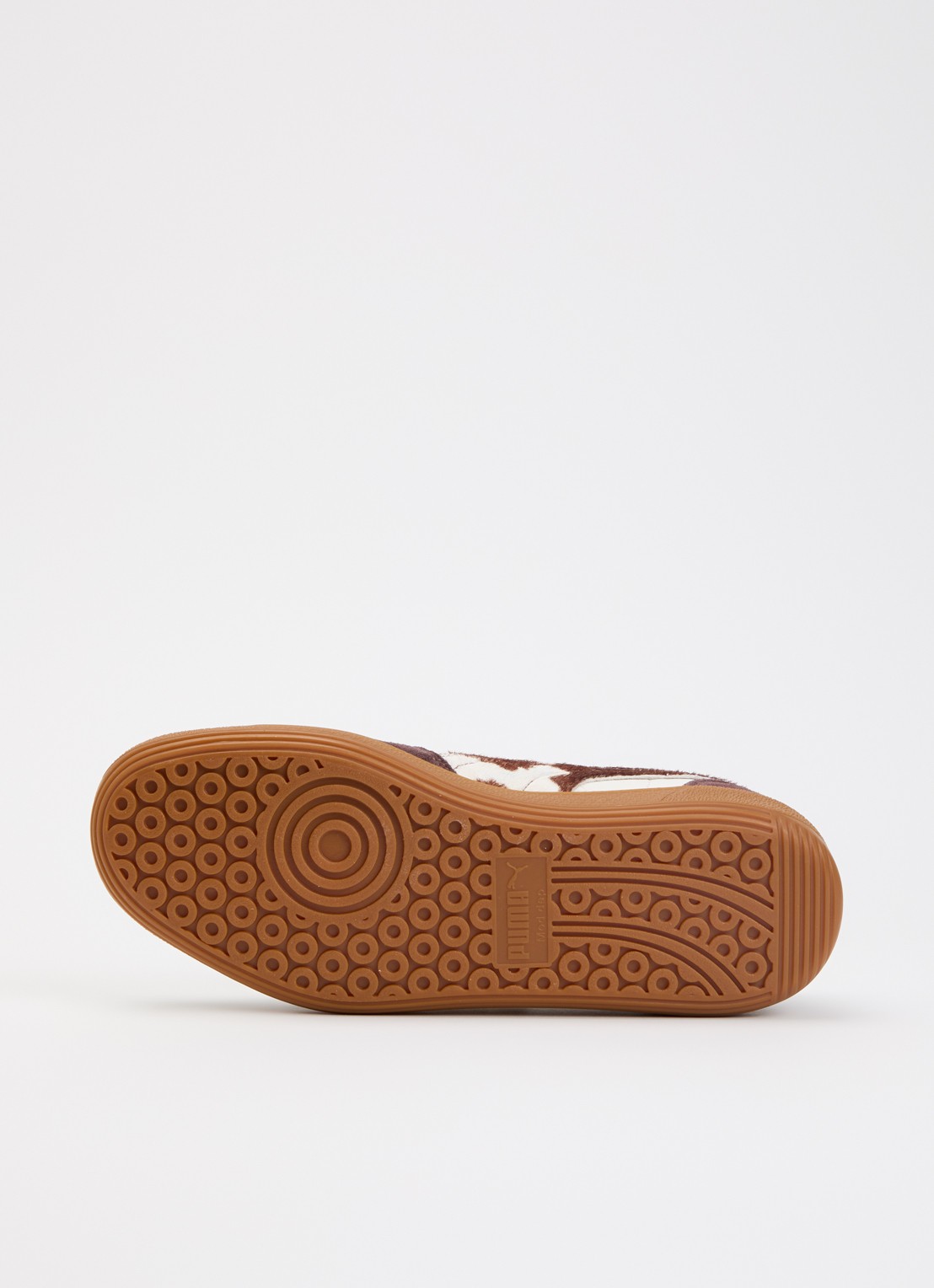 Puma Palermo Cow sneaker van leer met details van suède - detail 5 gebroken wit