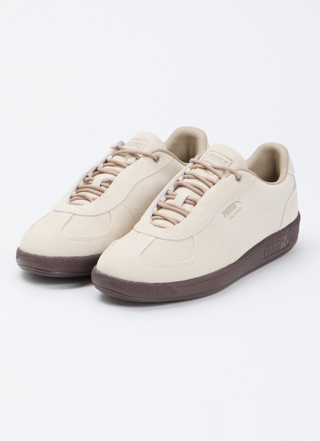 Puma Palermo Graftman sneaker van suède - detail 3 beige