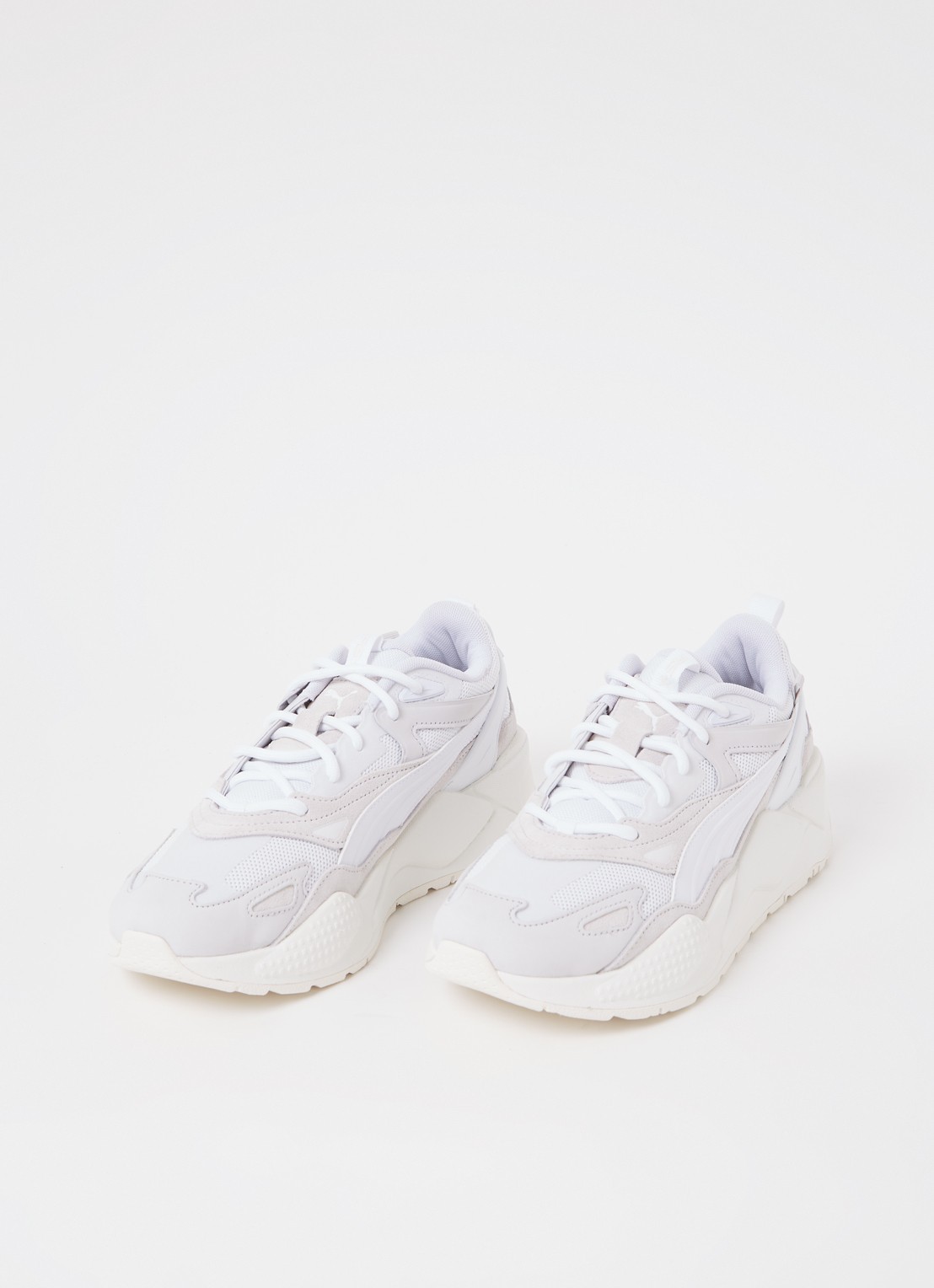 Puma RS-X Efekt sneaker met details van leer en nubuck - detail 3 wit