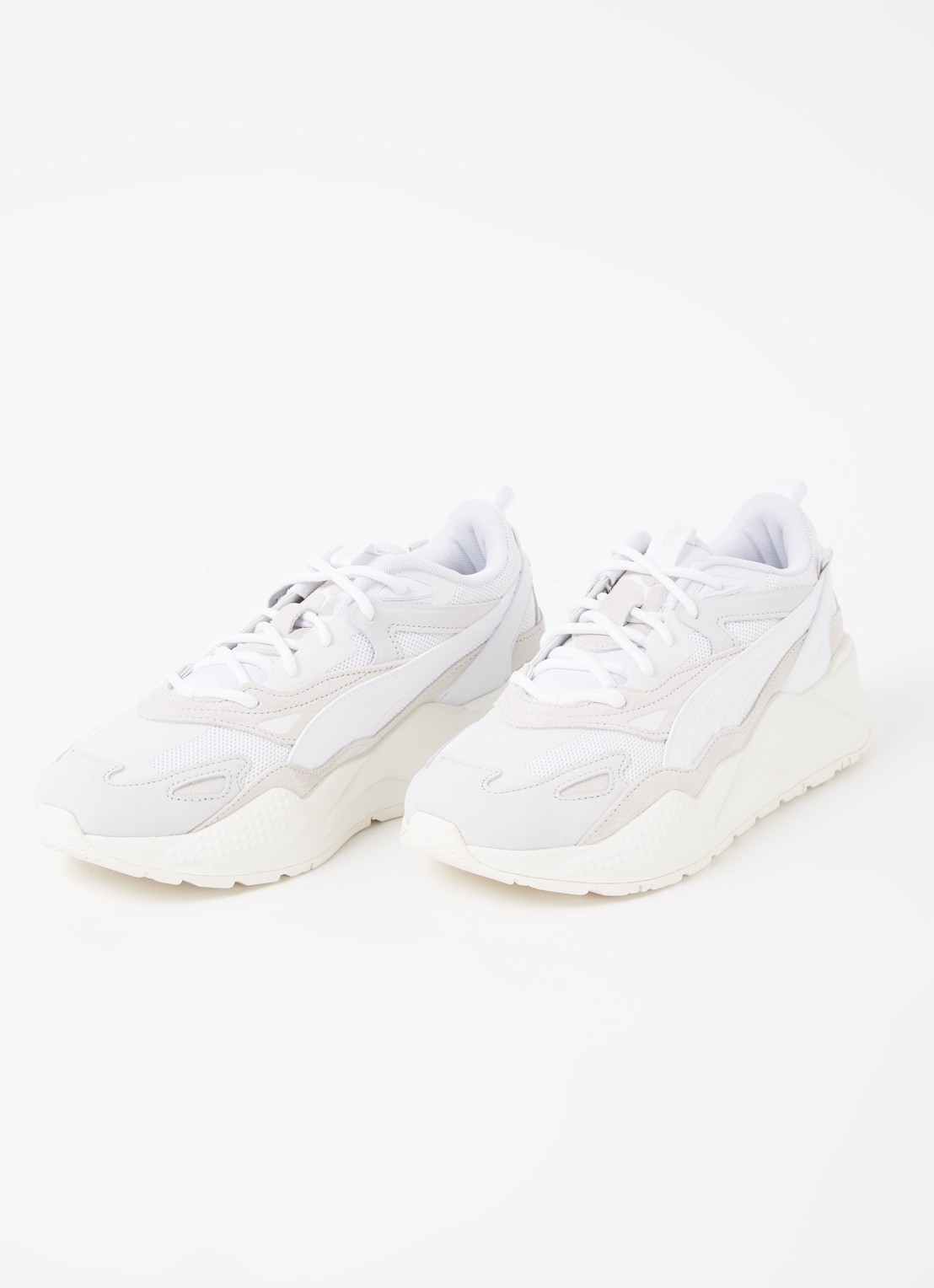 Puma RS-X Efekt sneaker met details van leer en nubuck - detail 7 wit