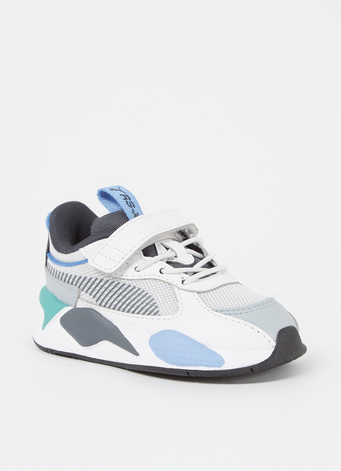 Puma RS-X sneaker met mesh details - voorkant 2 lichtgrijs