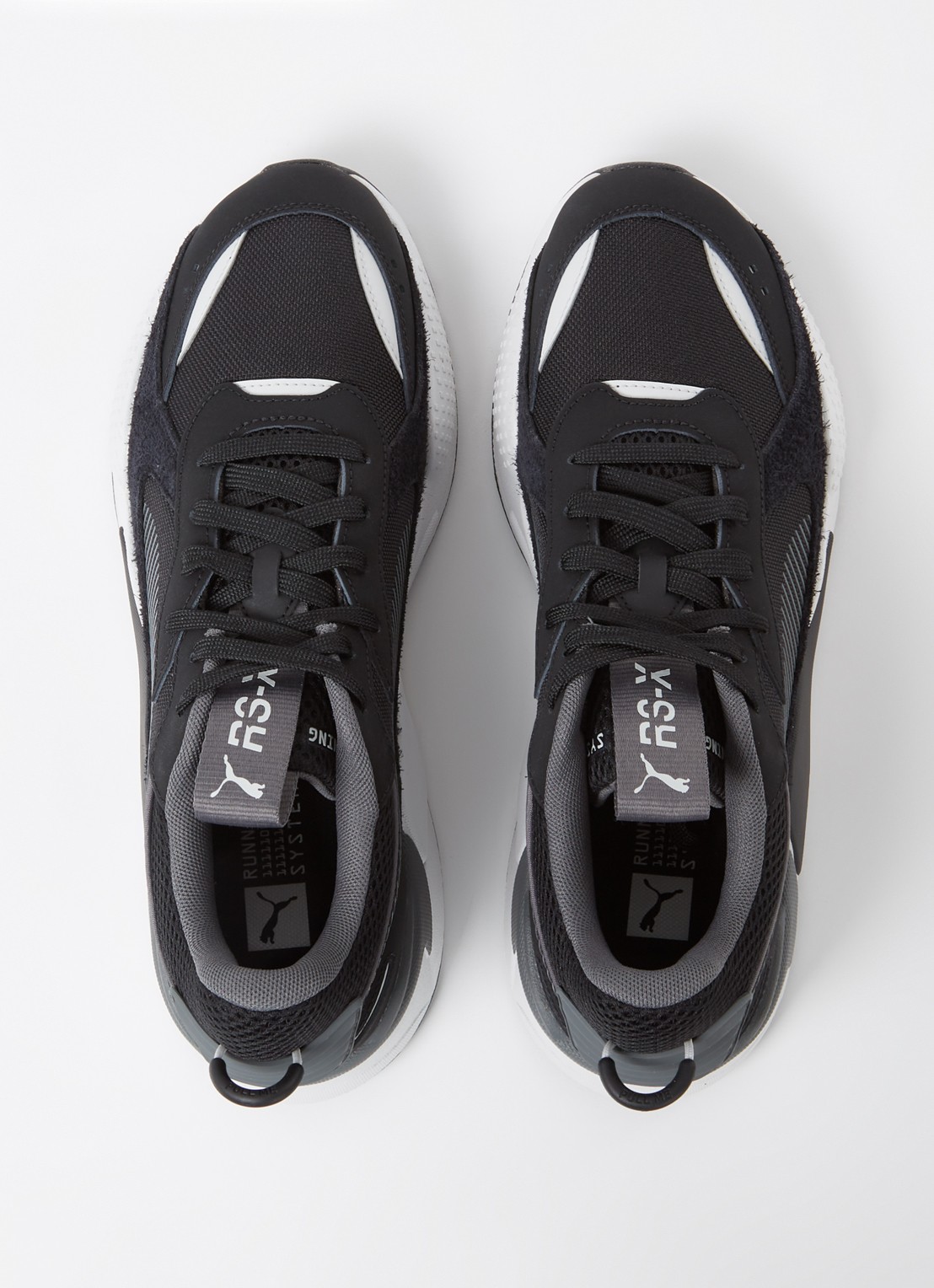 Puma RS-X sneaker met suède details  - detail 3 zwart
