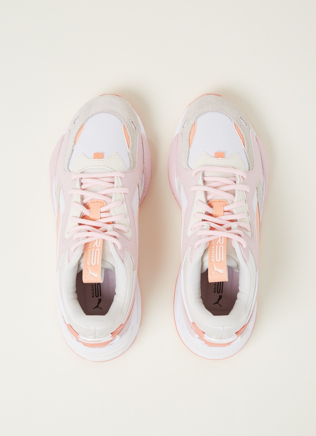 Puma Rs-Z sneaker met suède details - detail 4 lichtroze