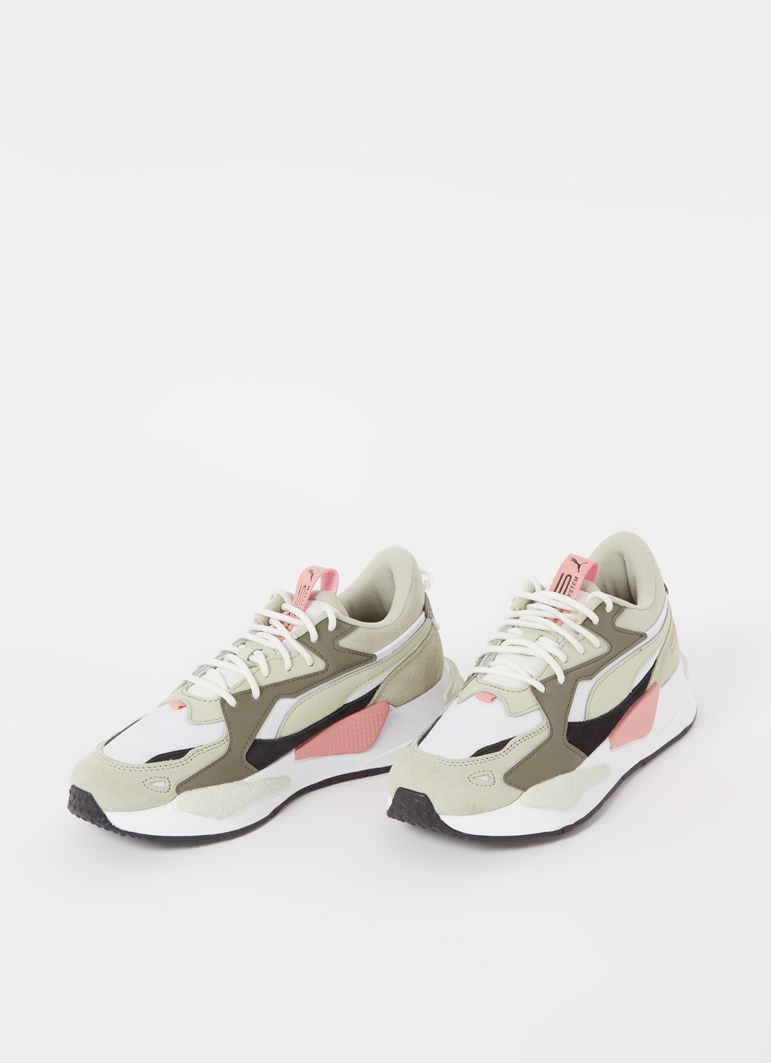 Puma Rs-Z sneaker met suède details - detail 2 lichtgroen