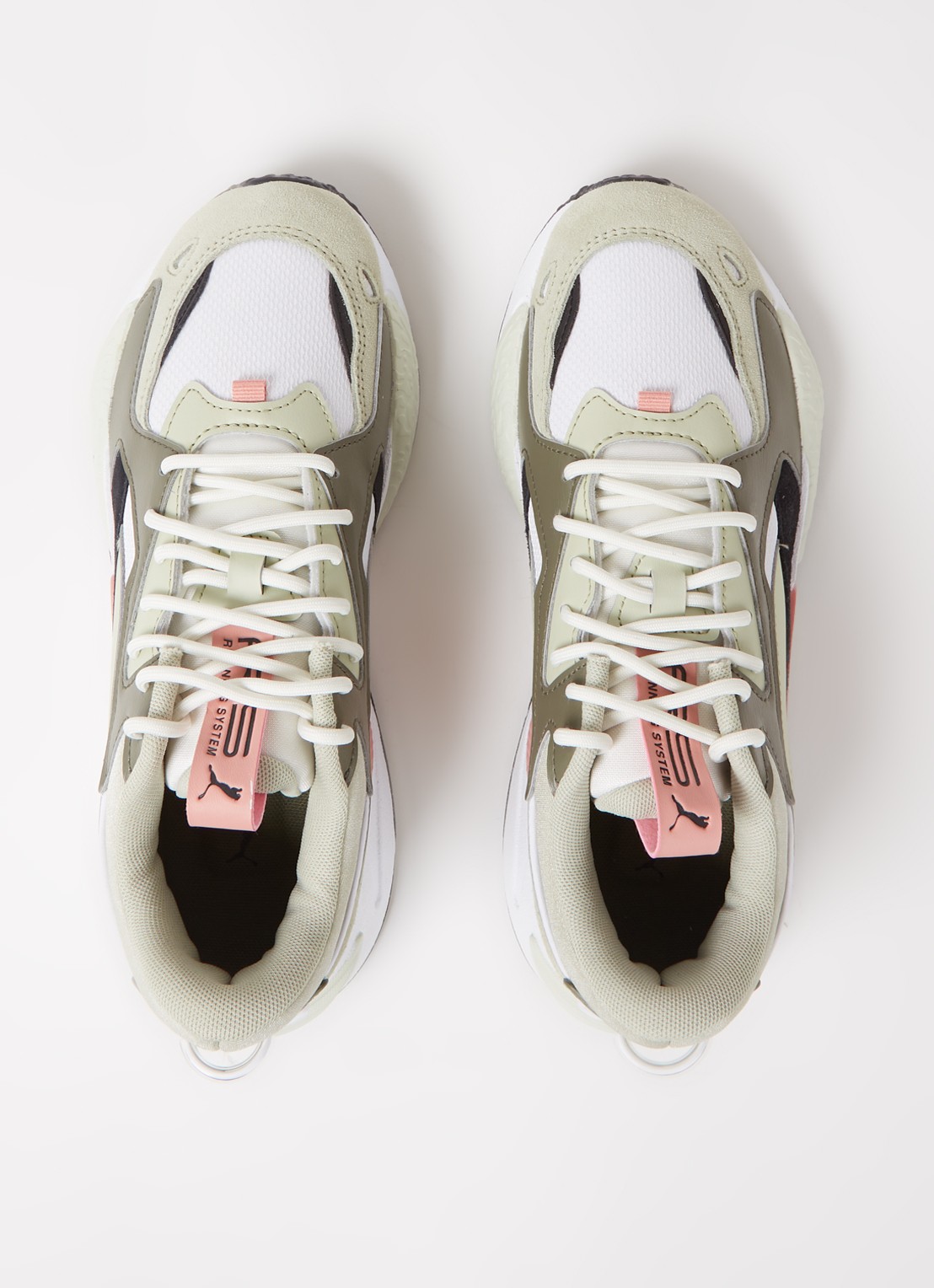 Puma Rs-Z sneaker met suède details - detail 4 lichtgroen