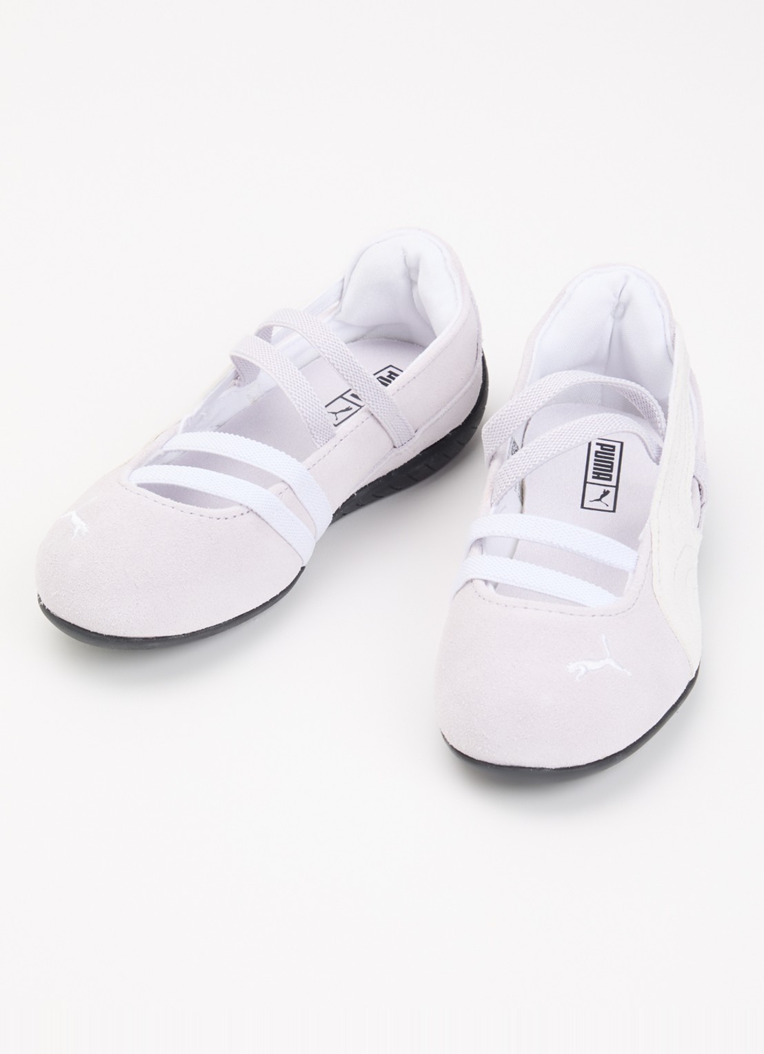Puma Speedcat ballerina van suède - voorkant 2 lavendel