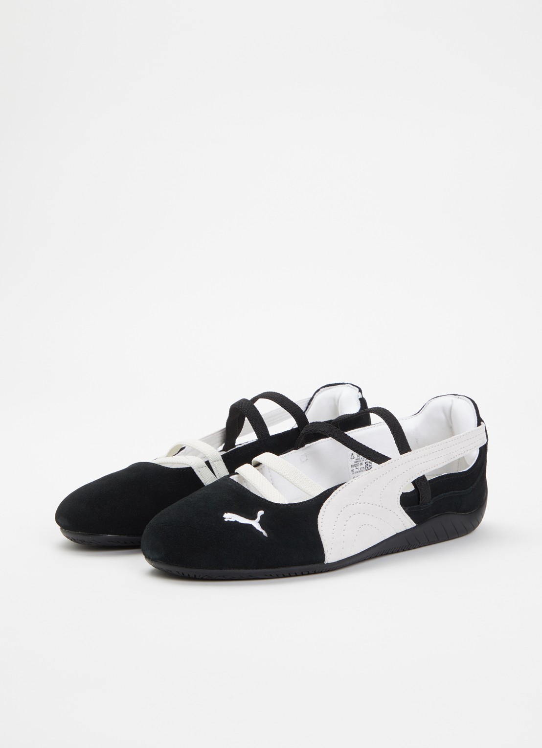 Puma Speedcat ballerina van suède - detail 2 zwart