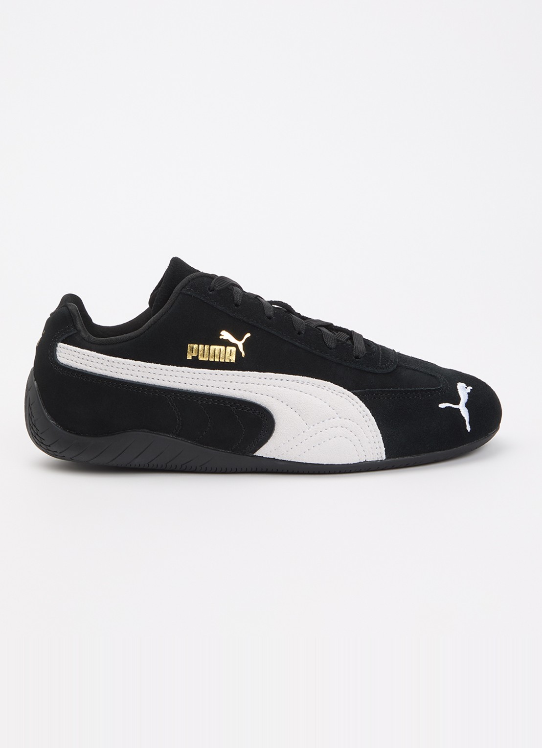Puma Speedcat OG Jr sneaker van suède - voorkant zwart