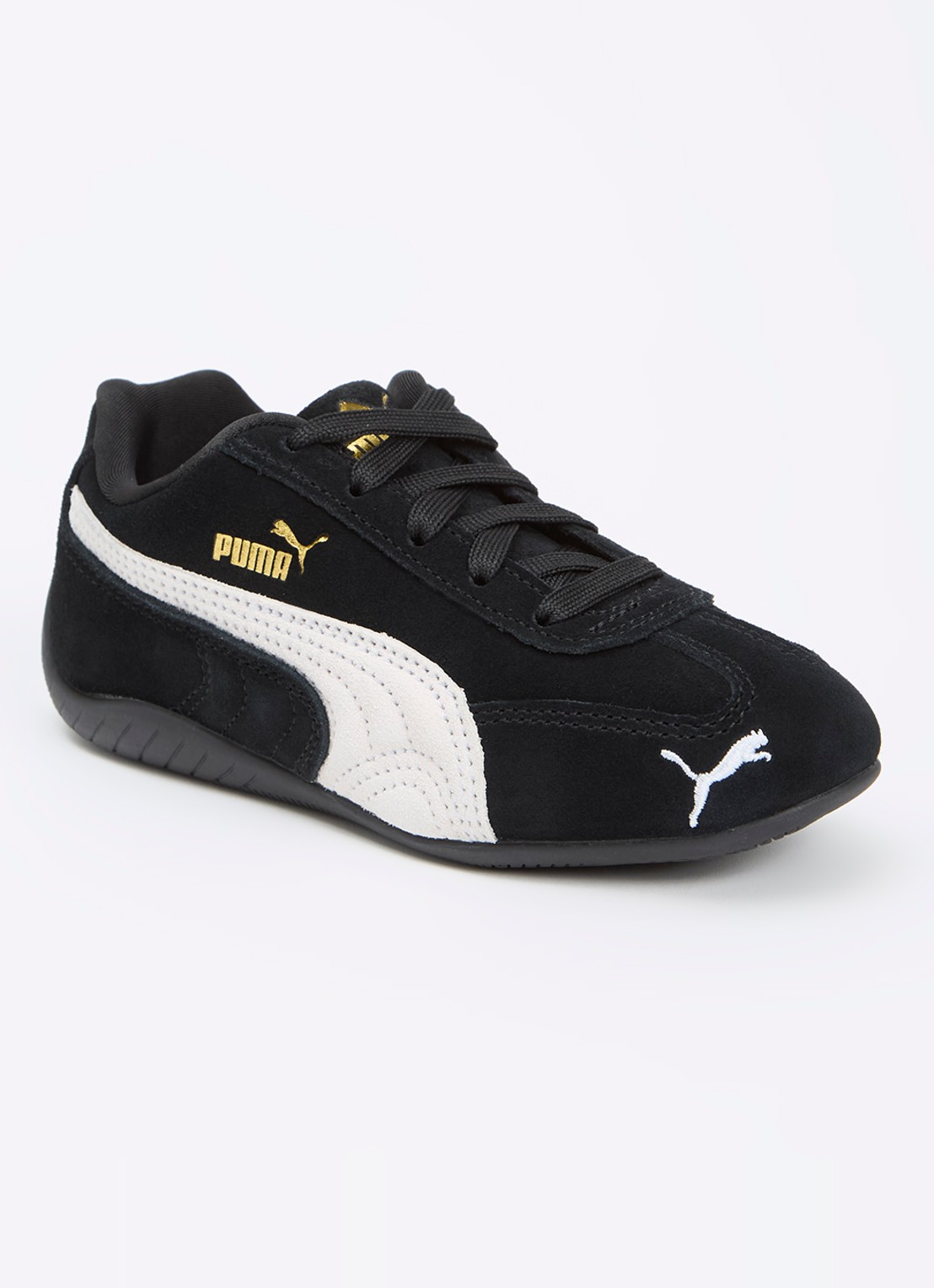 Puma Speedcat OG sneaker van suède - voorkant 3 zwart