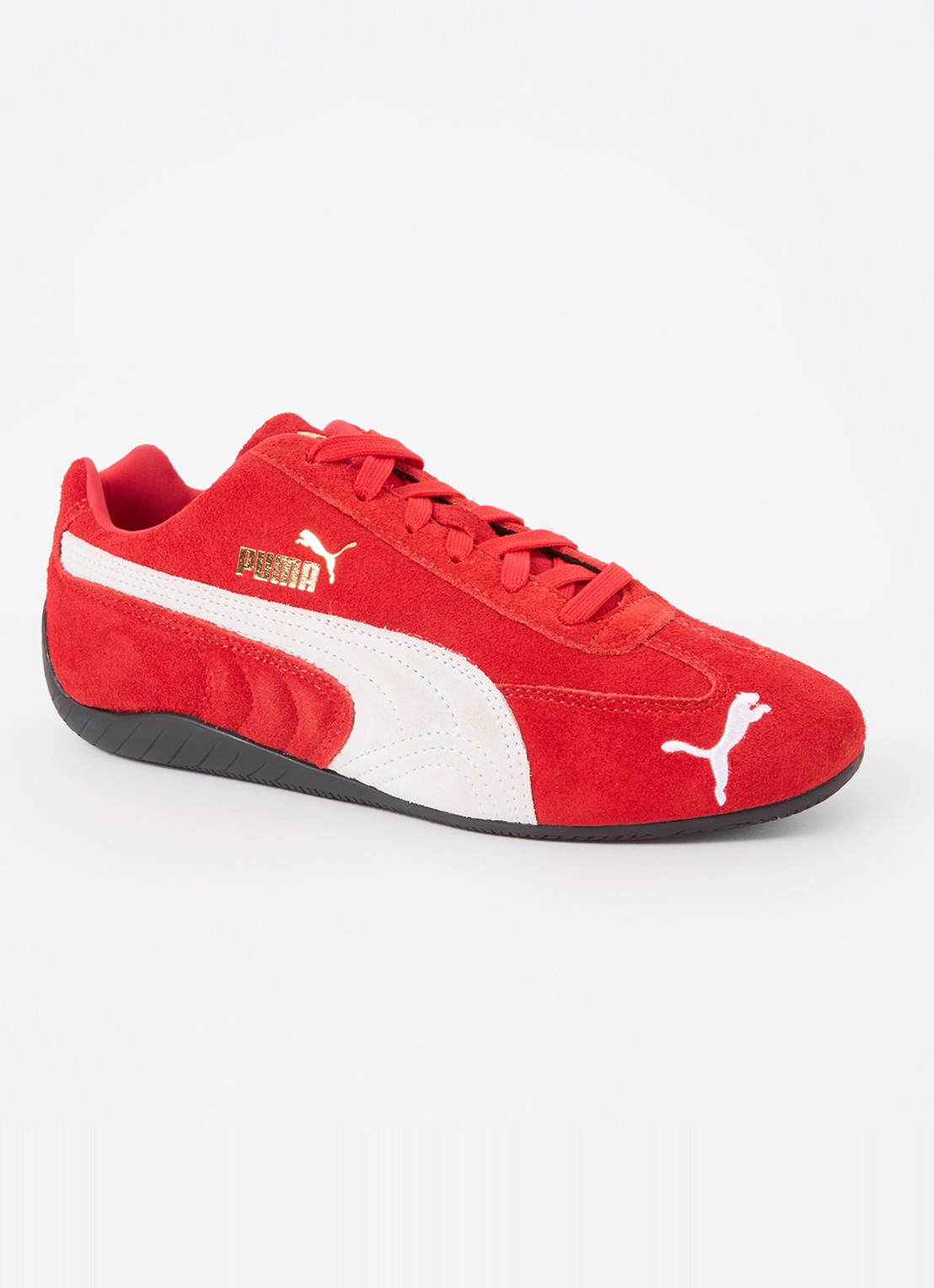 Puma Speedcat OG sneaker van suède - voorkant 5 rood