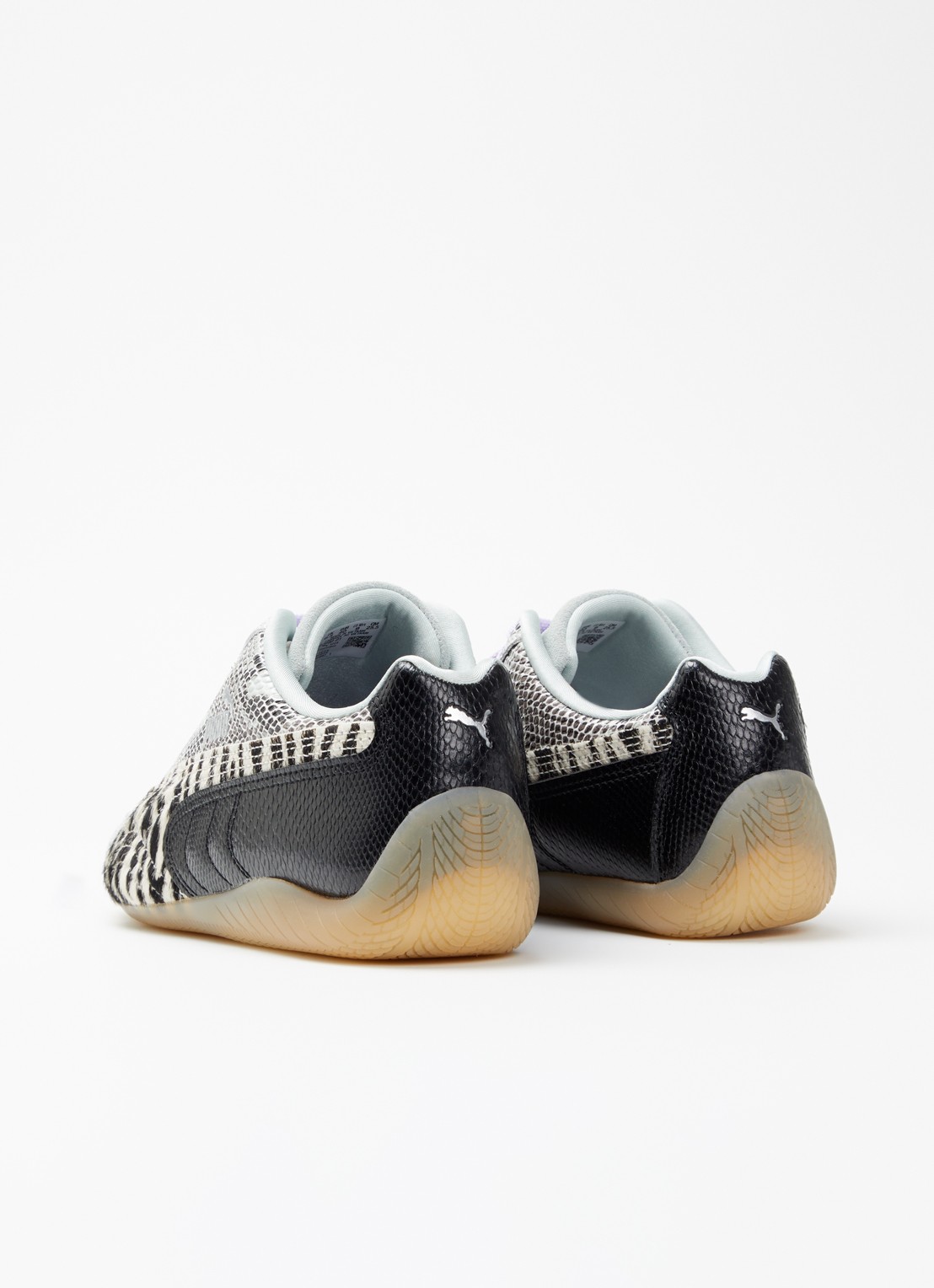 Puma Speedcat sneaker van leer met print - achterkant multicolor