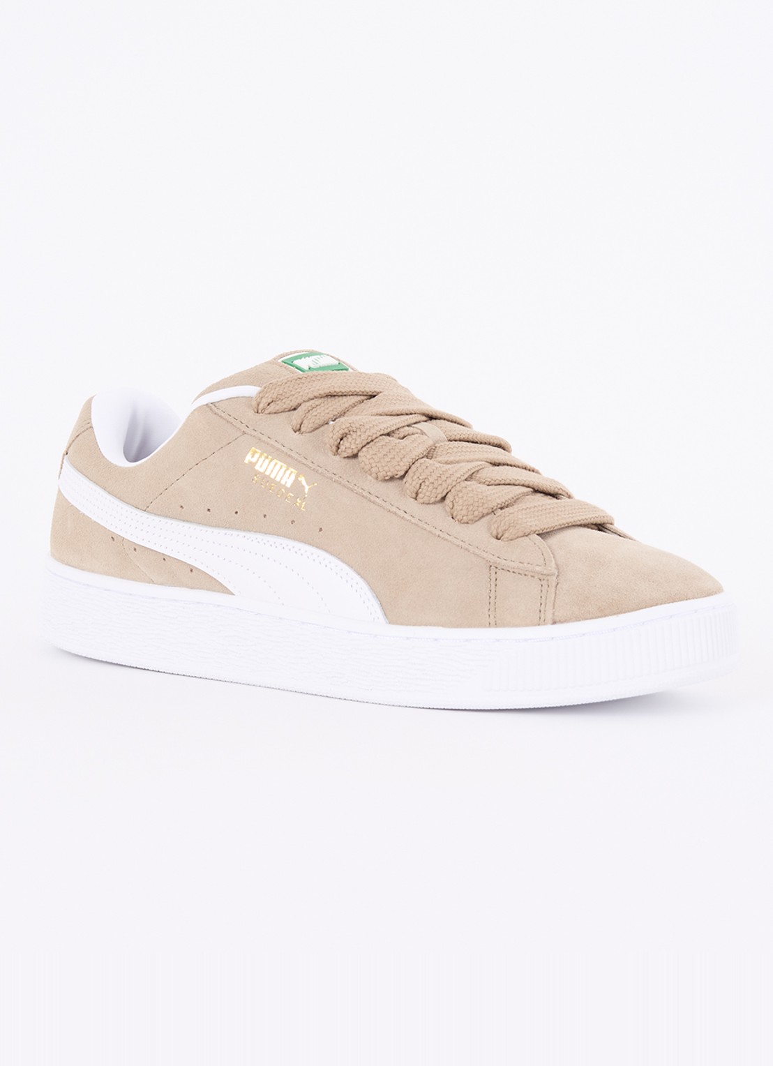Puma Suède XL sneaker van suède - voorkant beige