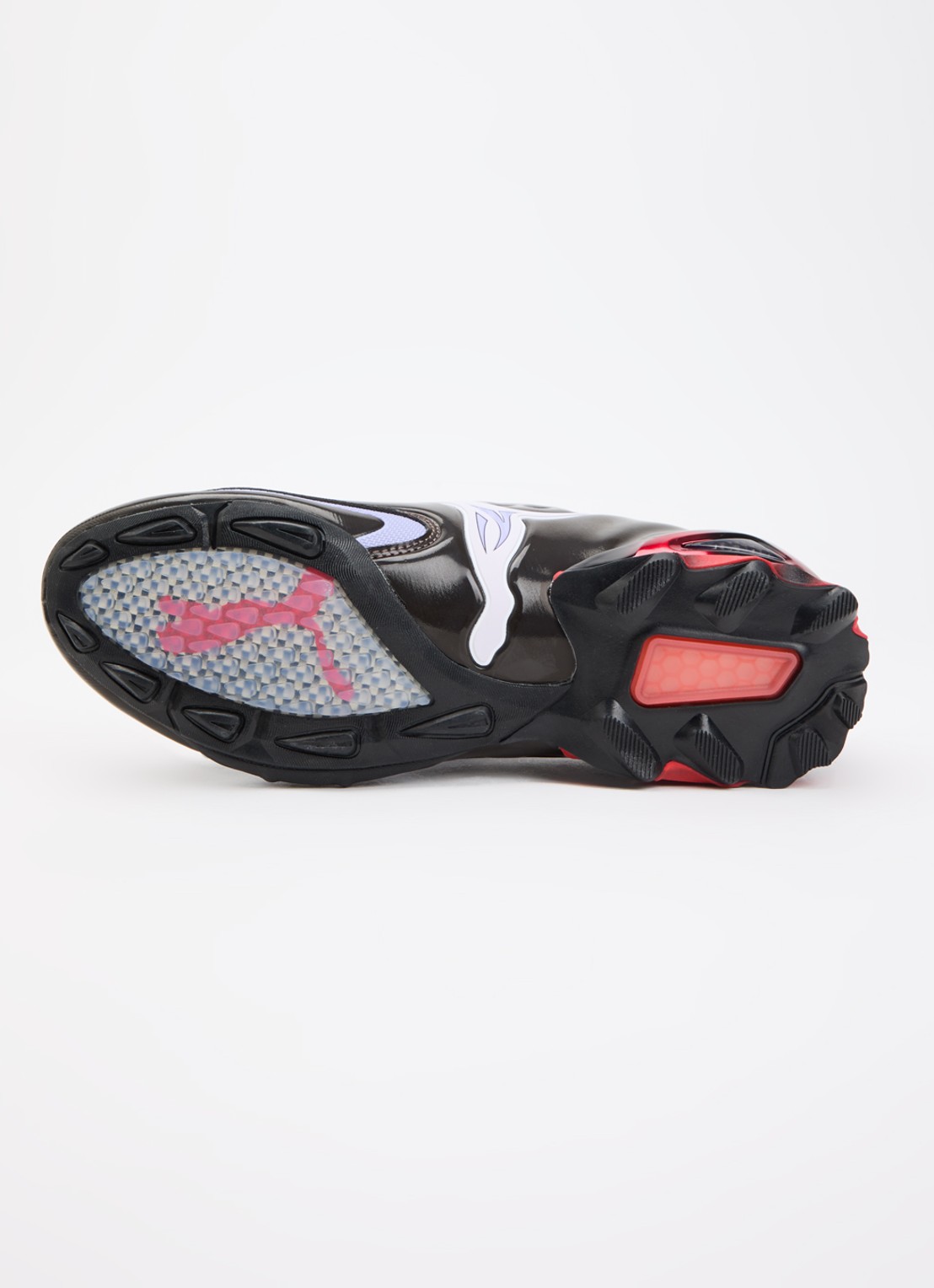 Puma V-S1 sneaker met mesh details - detail 4 donkerbruin