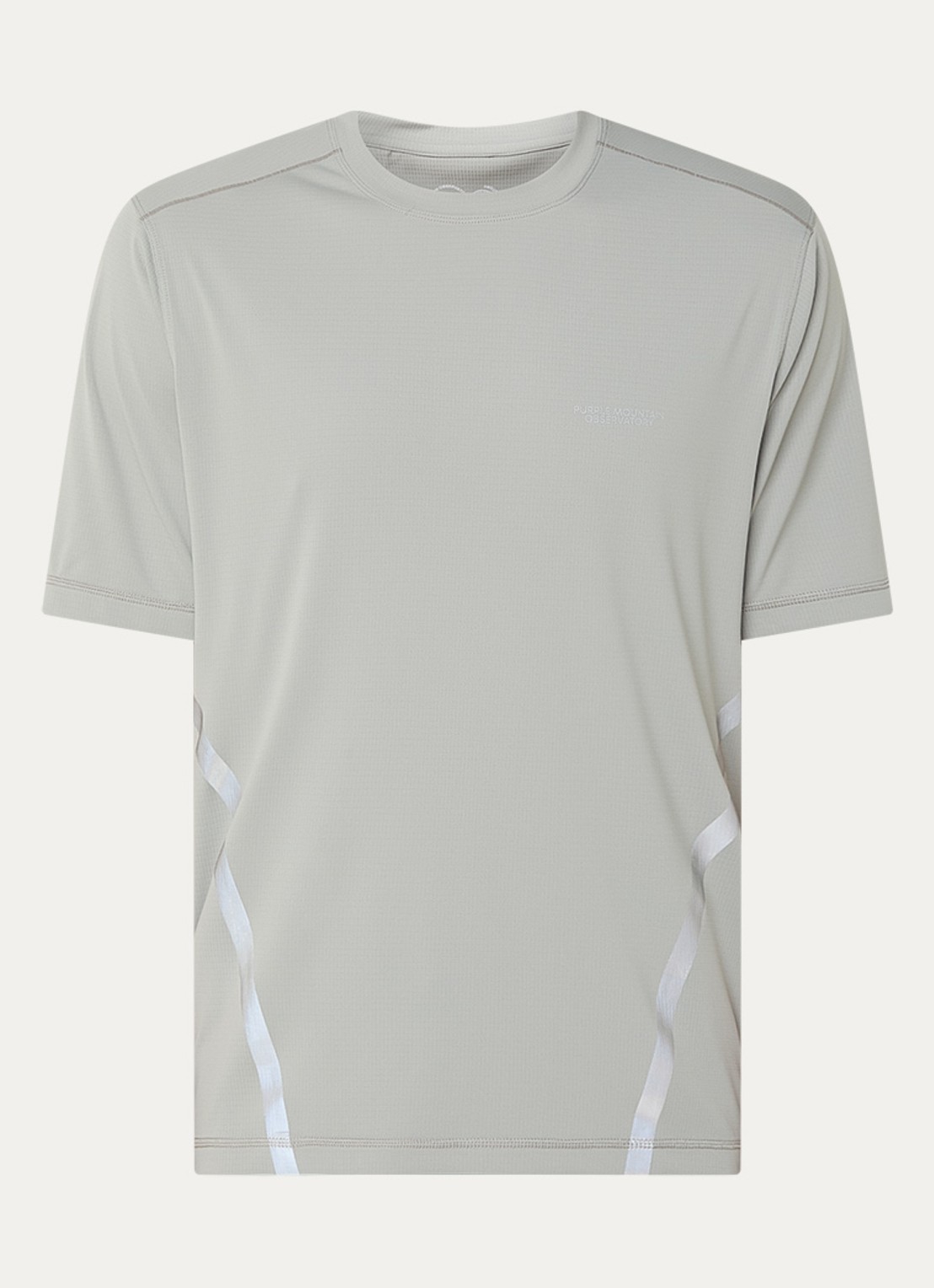 Purple Mountain Observatory T-shirt met ronde hals - voorkant 2 lindegroen