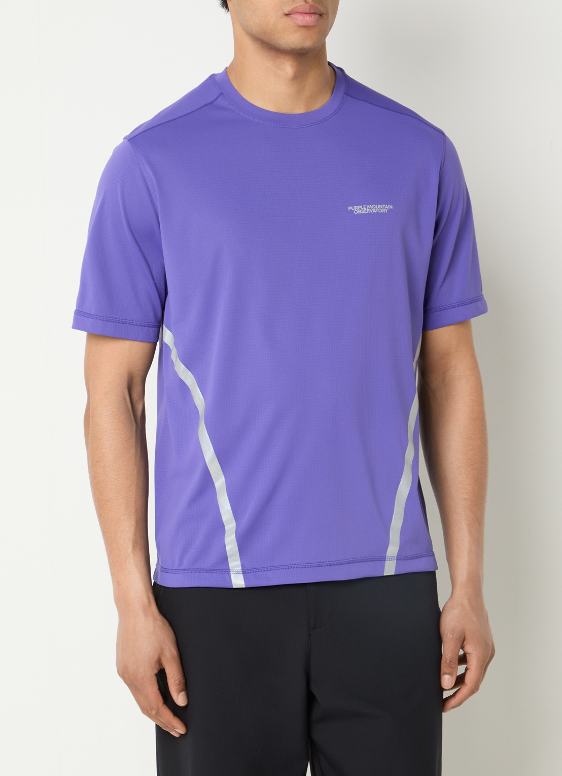 Purple Mountain Observatory T-shirt met ronde hals - detail 4 violet