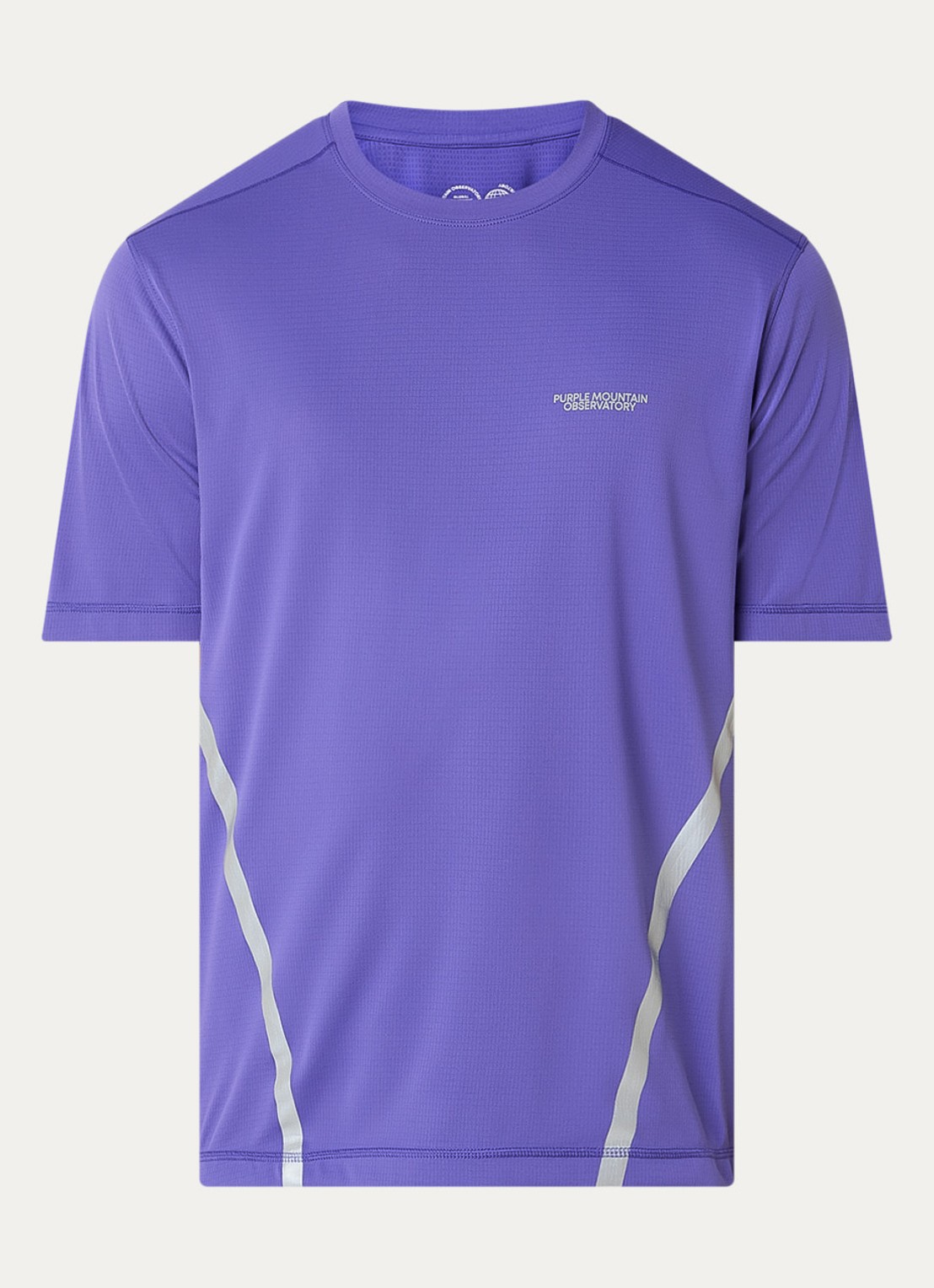 Purple Mountain Observatory T-shirt met ronde hals - voorkant violet