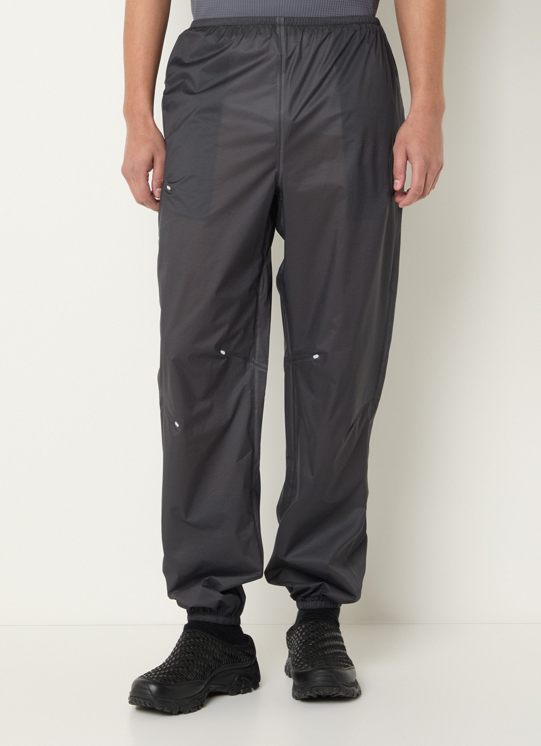 Purple Mountain Observatory Tapered fit joggingbroek met ritszakken - detail 3 antraciet