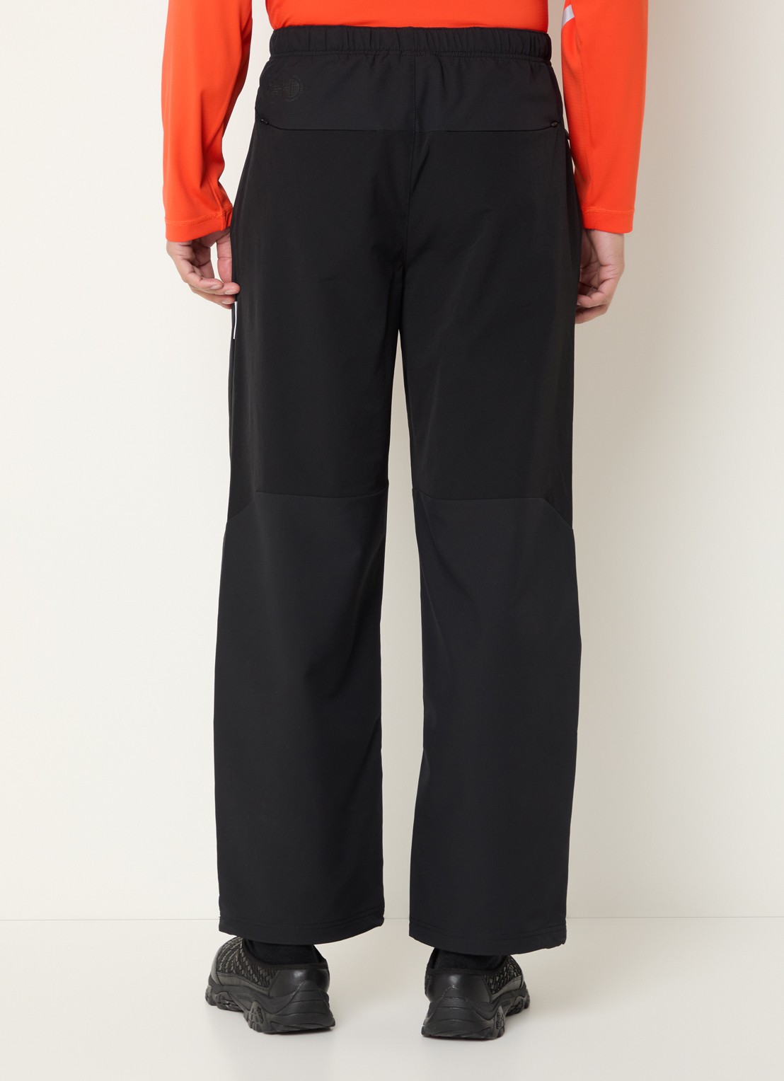 Purple Mountain Observatory Terrain straight fit broek met ceintuur - achterkant 3 zwart