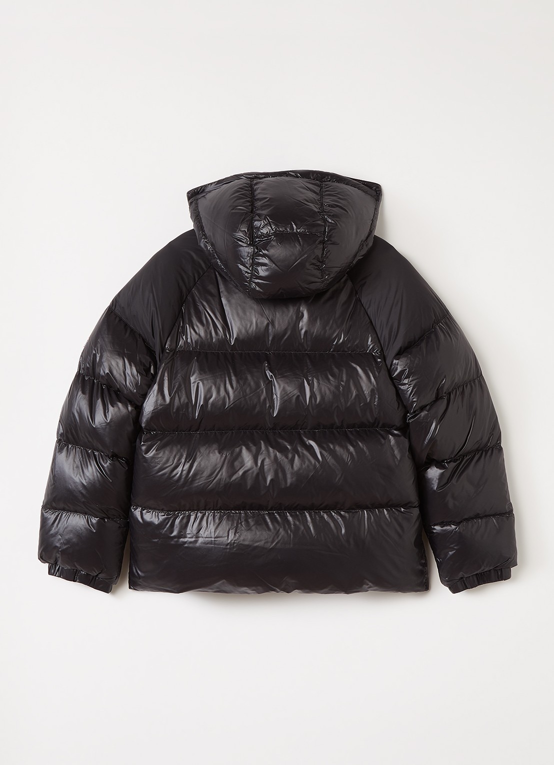 PYRENEX Sten puffer jack met donsvulling en logo - achterkant zwart