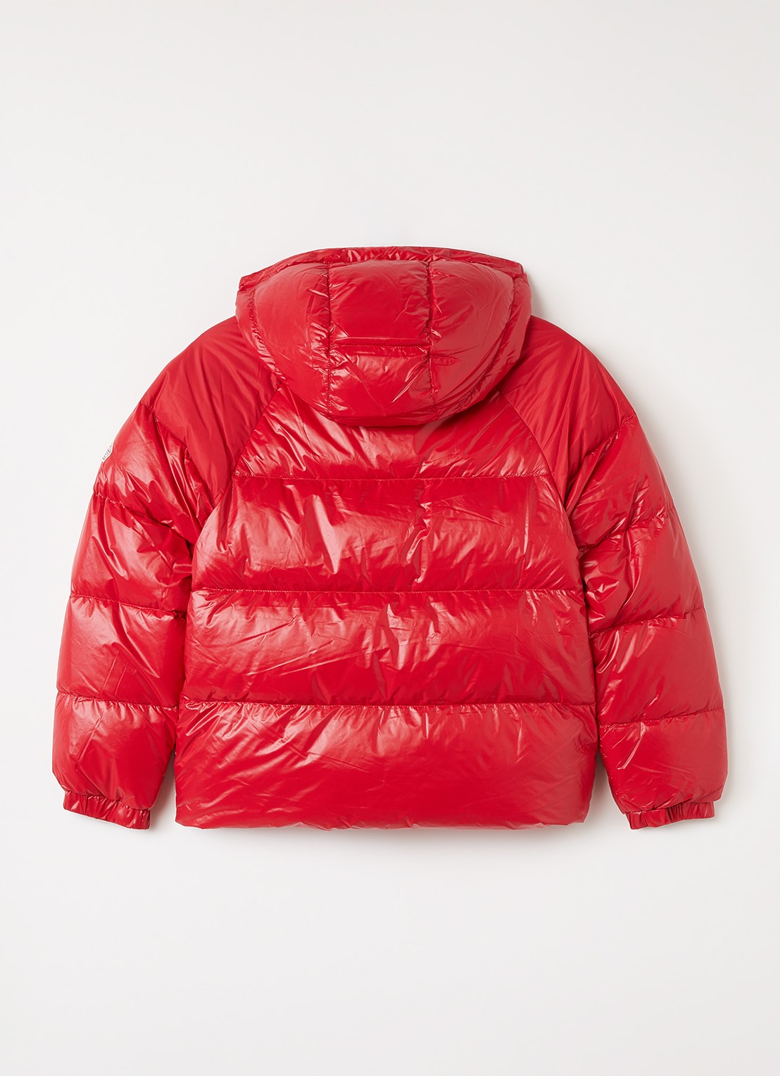 PYRENEX Sten puffer jack met donsvulling en logo - achterkant 3 rood