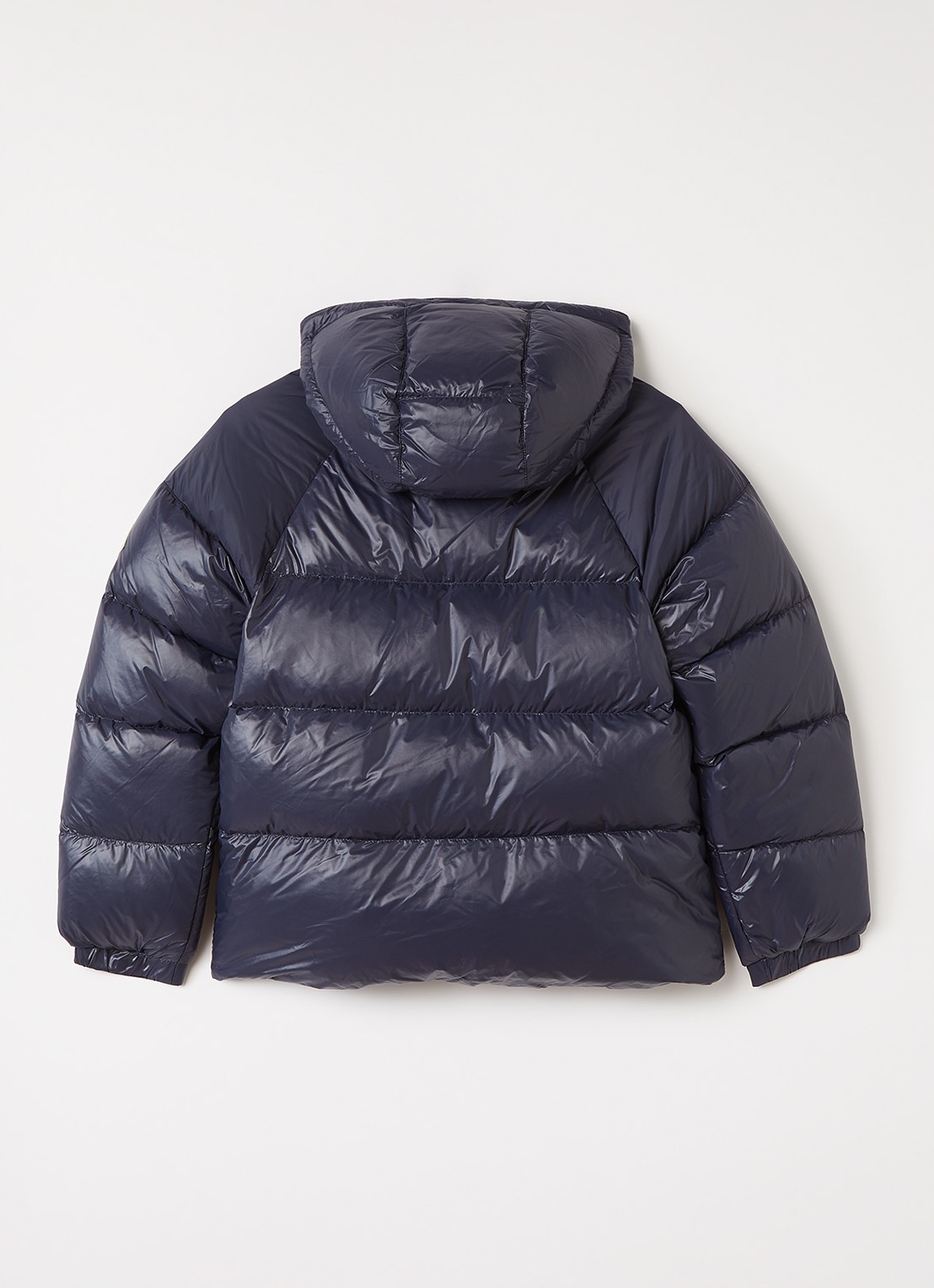 PYRENEX Sten puffer jack met donsvulling en logo - achterkant 3 donkerblauw