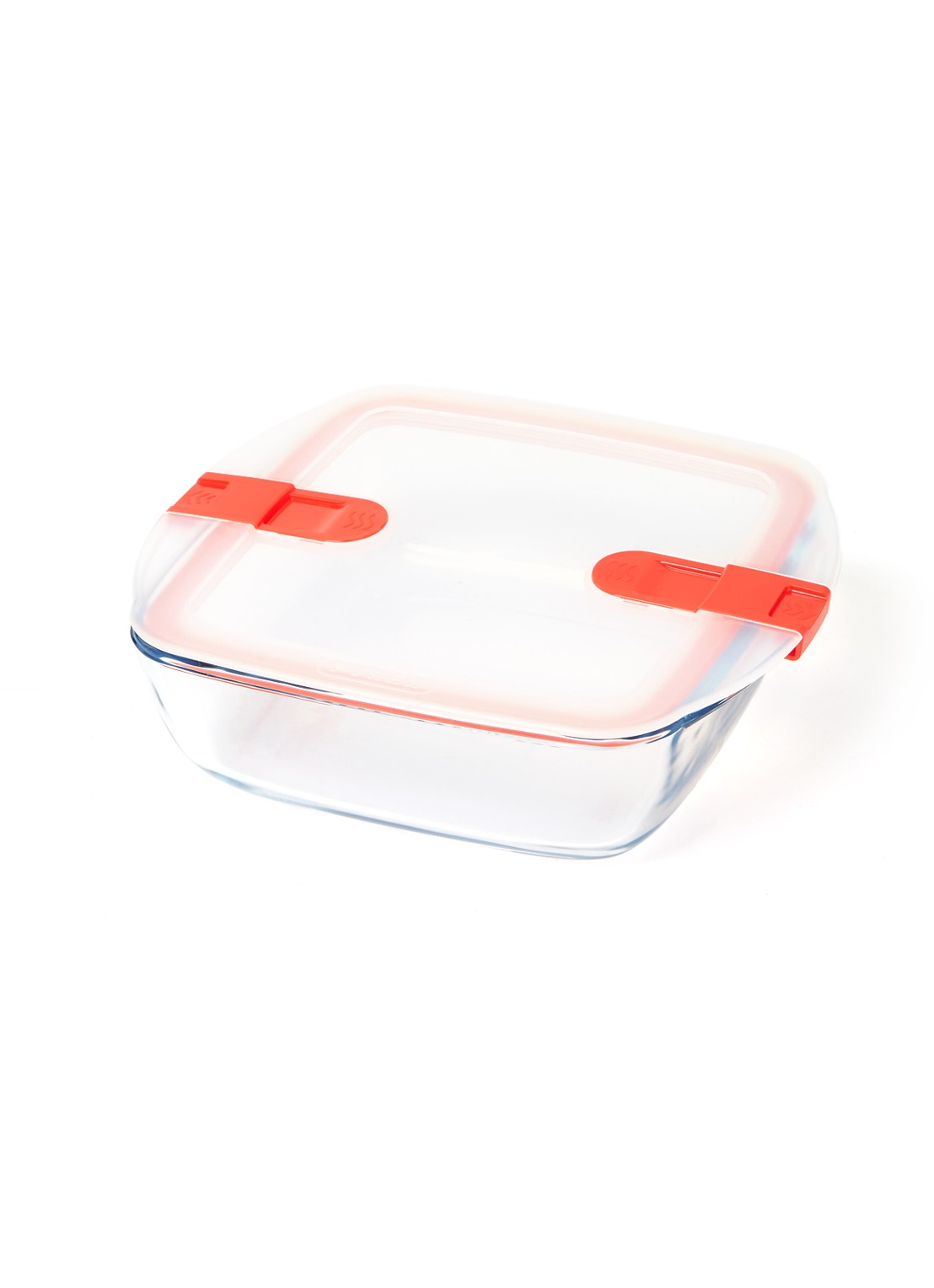 Pyrex Ovenschaal met deksel 27 cm - voorkant transparant