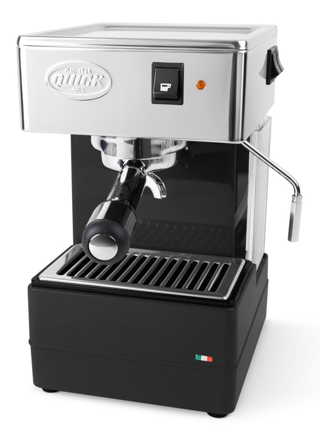Quick Mill 820 espressomachine 1,8 liter - voorkant zwart